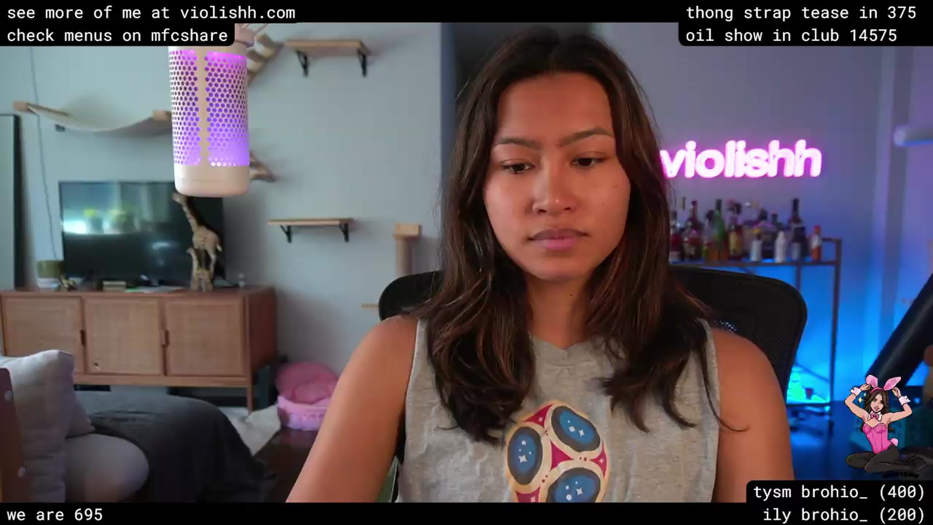 Gallery image thumbnail from violishh's myfreecams stream on, 06/23/2026, 17:58 image 17 of 20