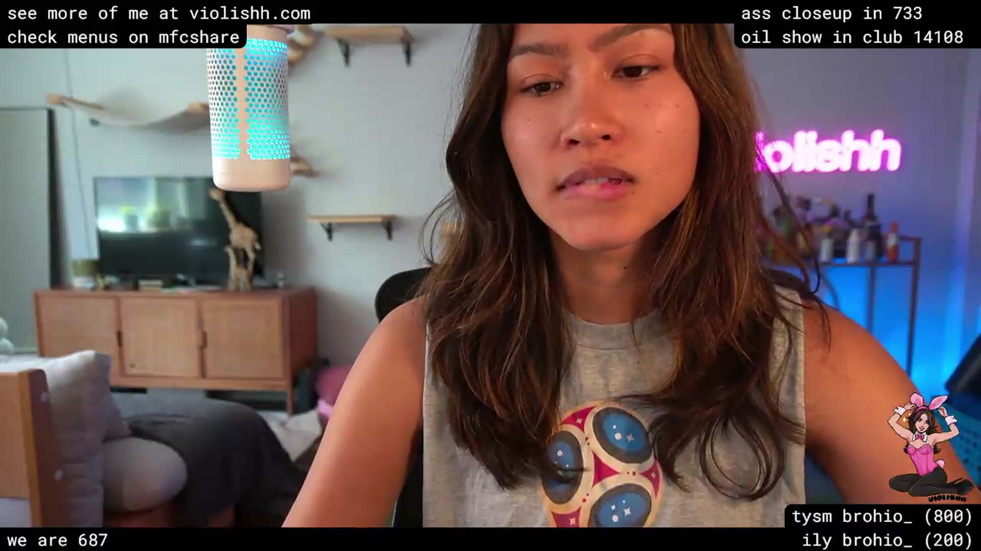 Gallery image thumbnail from violishh's myfreecams stream on, 06/23/2026, 20:55 image 2 of 20