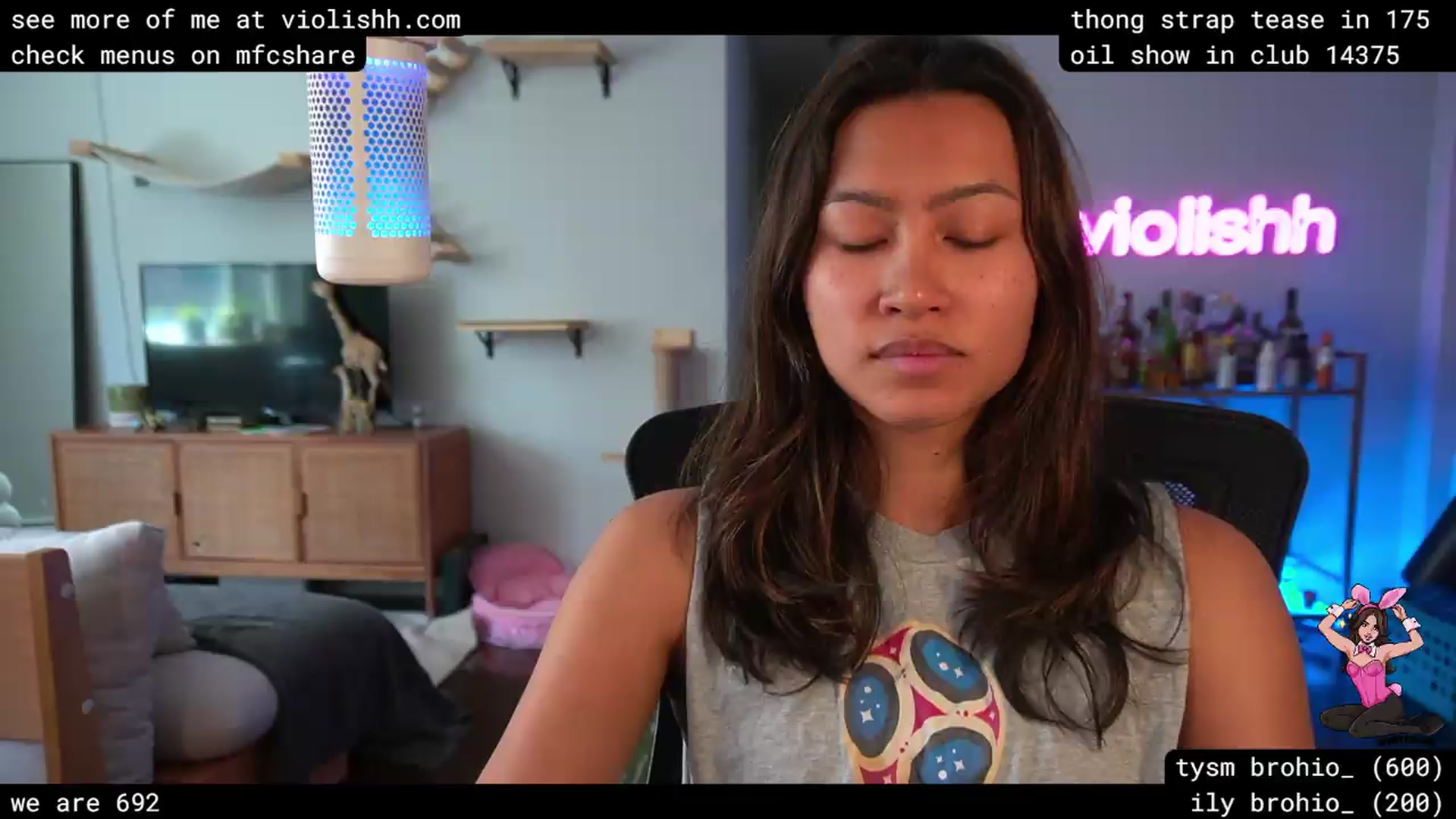 Gallery image thumbnail from violishh's myfreecams stream on, 06/23/2026, 20:55 image 1 of 20