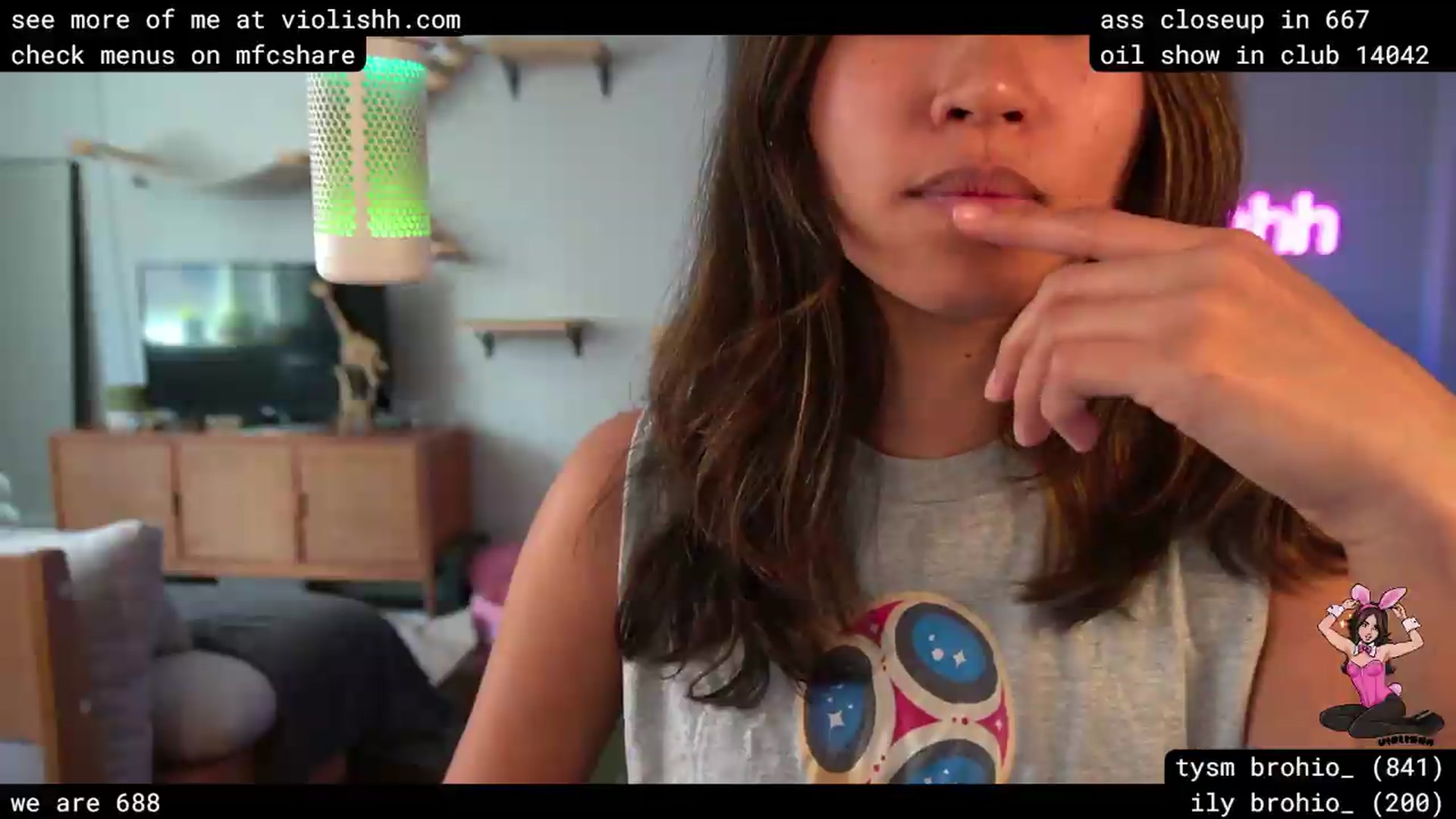 Gallery image thumbnail from violishh's myfreecams stream on, 06/23/2026, 20:55 image 4 of 20