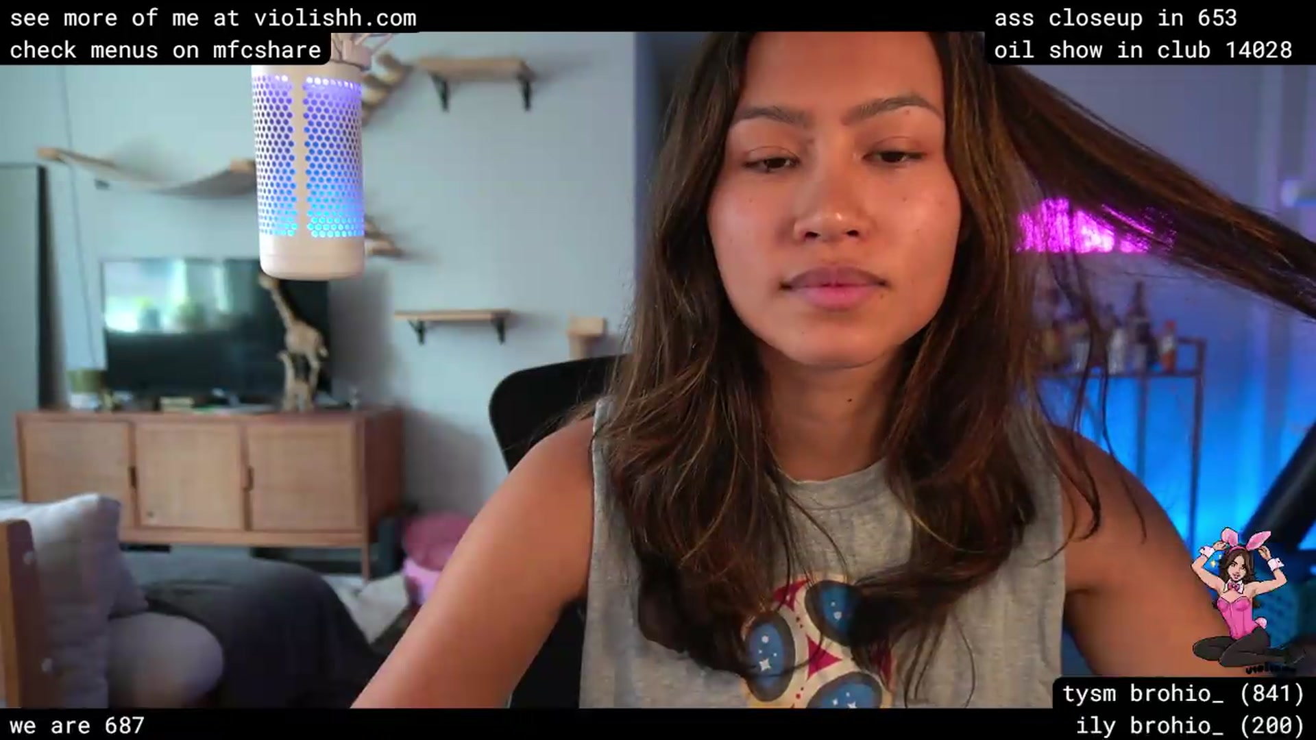 Gallery image thumbnail from violishh's myfreecams stream on, 06/23/2026, 20:55 image 7 of 20