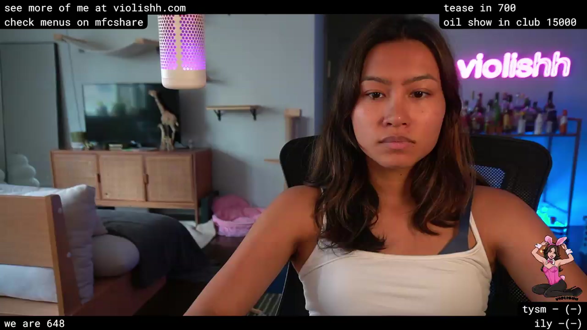 Gallery image thumbnail from violishh's myfreecams stream on, 06/24/2026, 22:04 image 1 of 20