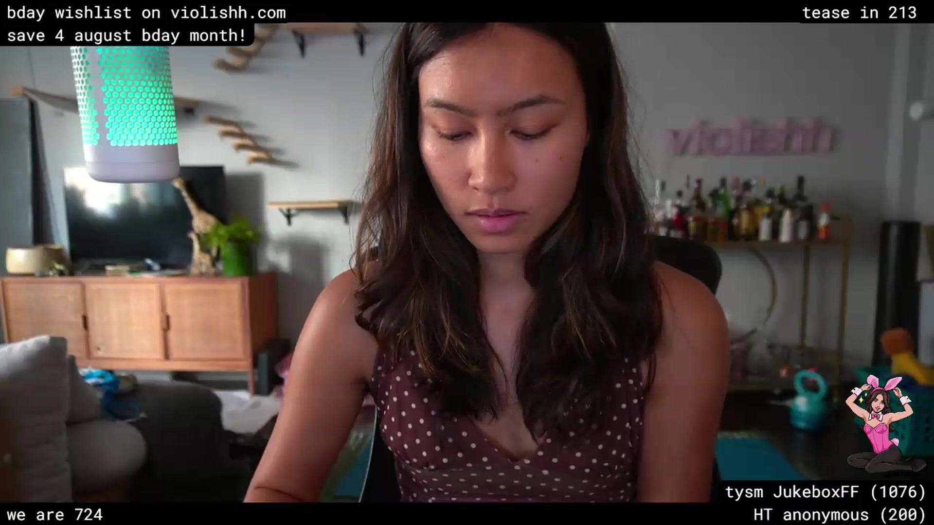 Gallery image thumbnail from violishh's myfreecams stream on, 07/24/2026, 24:02 image 16 of 20