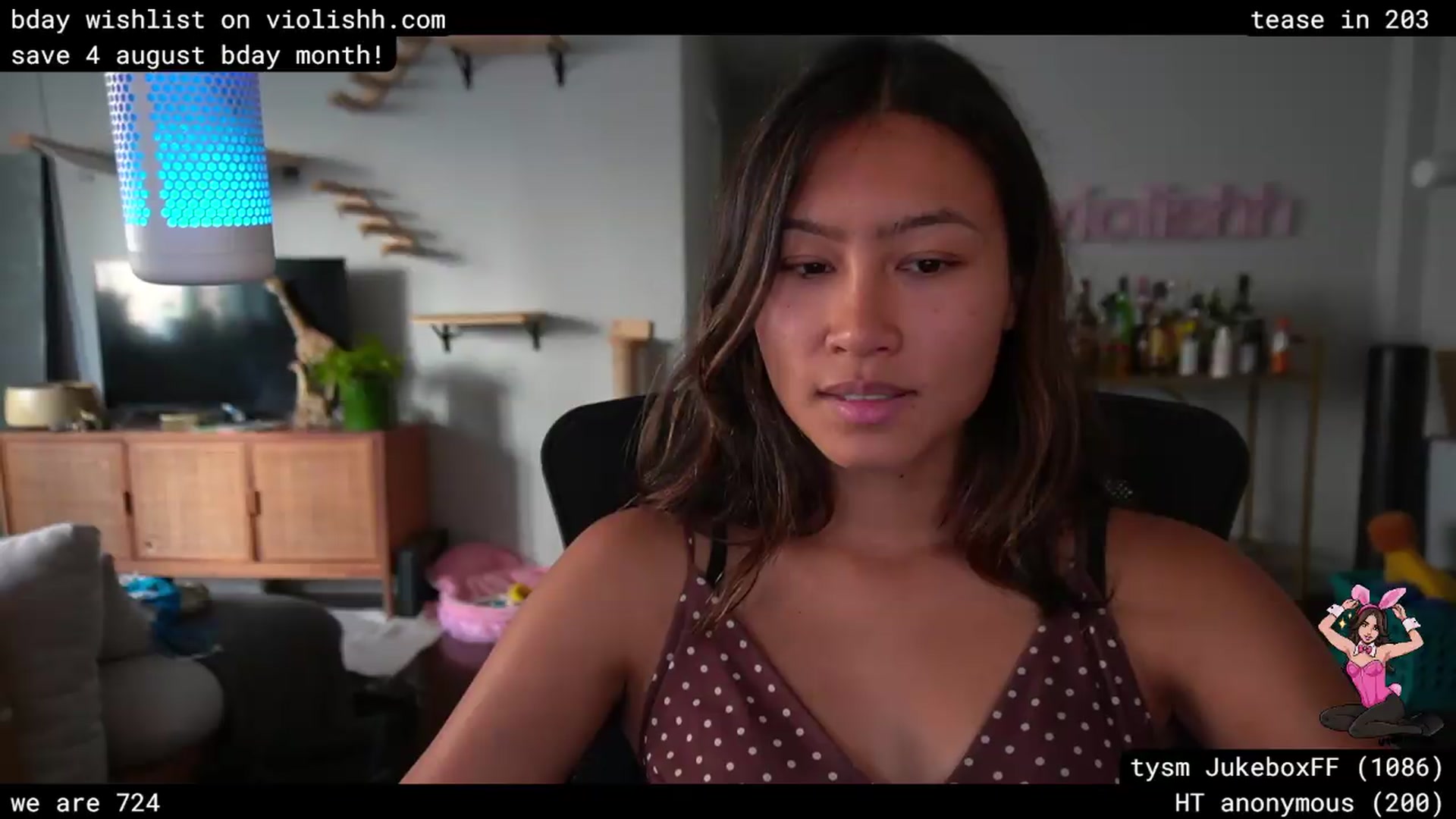 Gallery image thumbnail from violishh's myfreecams stream on, 07/24/2026, 24:02 image 17 of 20