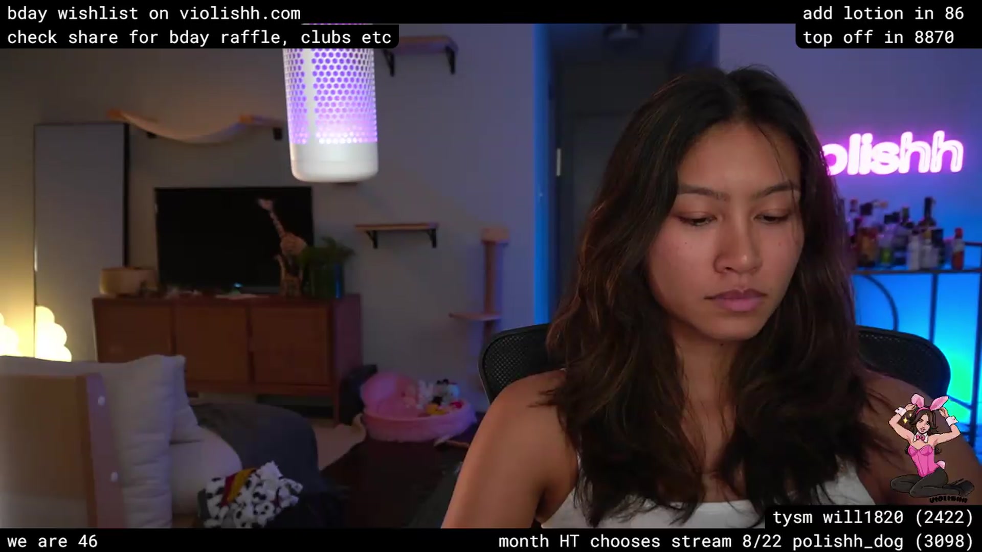 Gallery image thumbnail from violishh's myfreecams stream on, 08/04/2026, 04:18 image 12 of 20