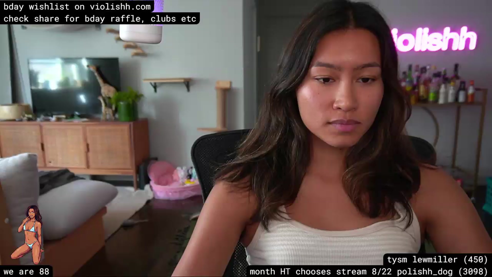 Gallery image thumbnail from violishh's myfreecams stream on, 08/08/2026, 19:44 image 14 of 20