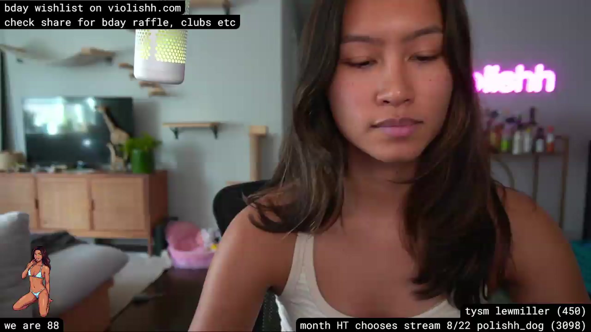 Gallery image thumbnail from violishh's myfreecams stream on, 08/08/2026, 19:44 image 19 of 20