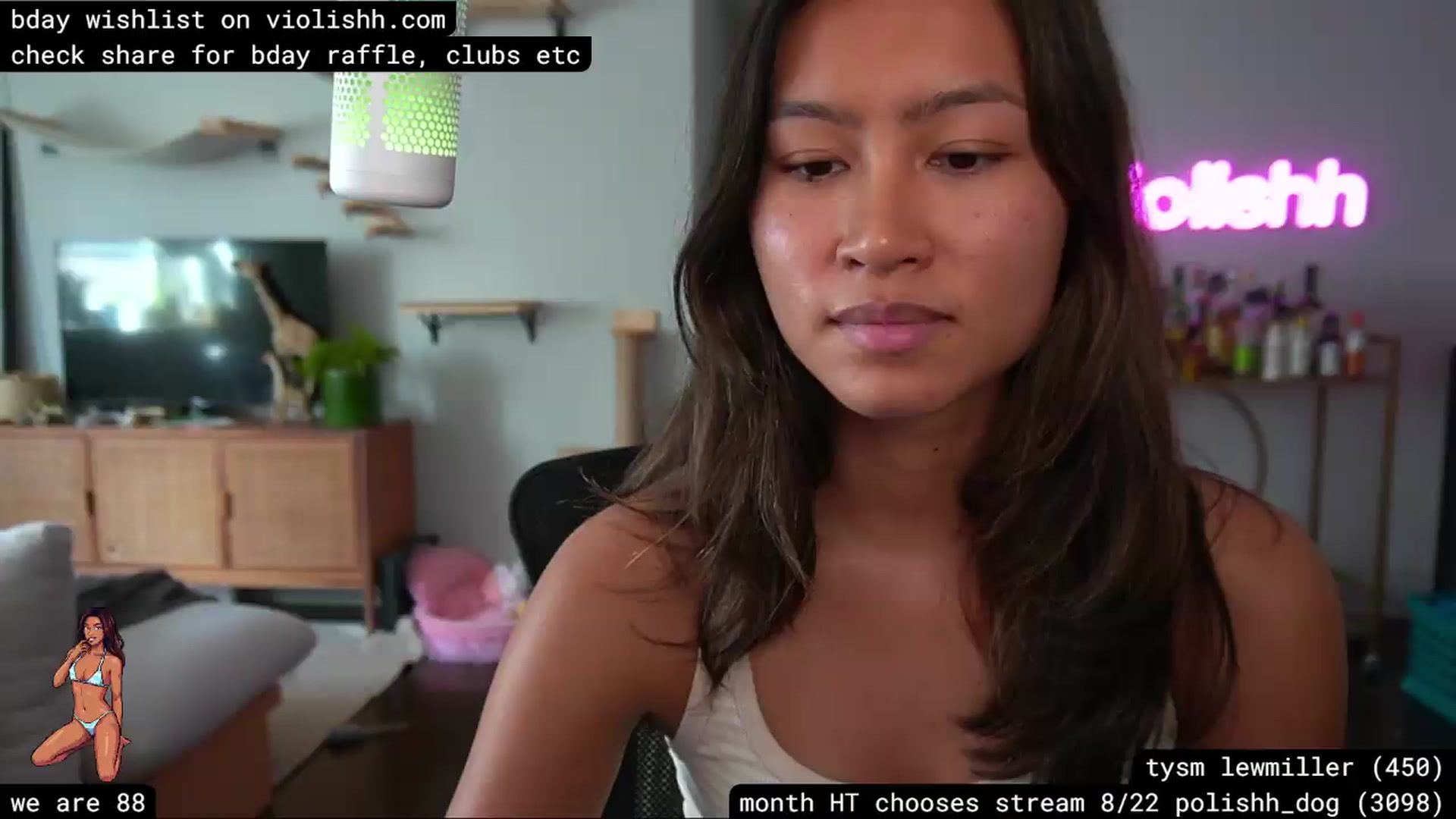 Gallery image thumbnail from violishh's myfreecams stream on, 08/08/2026, 19:44 image 20 of 20