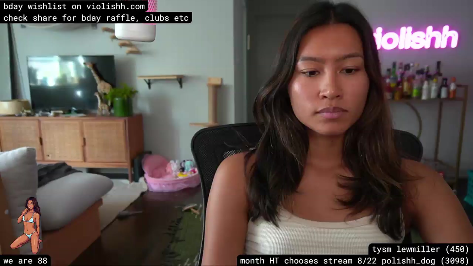 Gallery image thumbnail from violishh's myfreecams stream on, 08/08/2026, 19:44 image 17 of 20