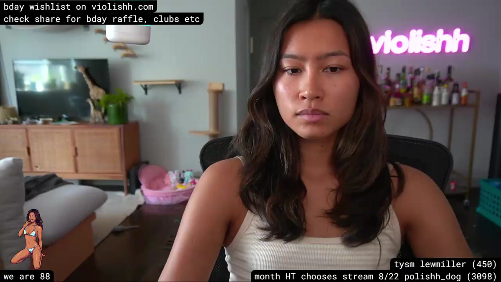 Gallery image thumbnail from violishh's myfreecams stream on, 08/08/2026, 19:44 image 7 of 20