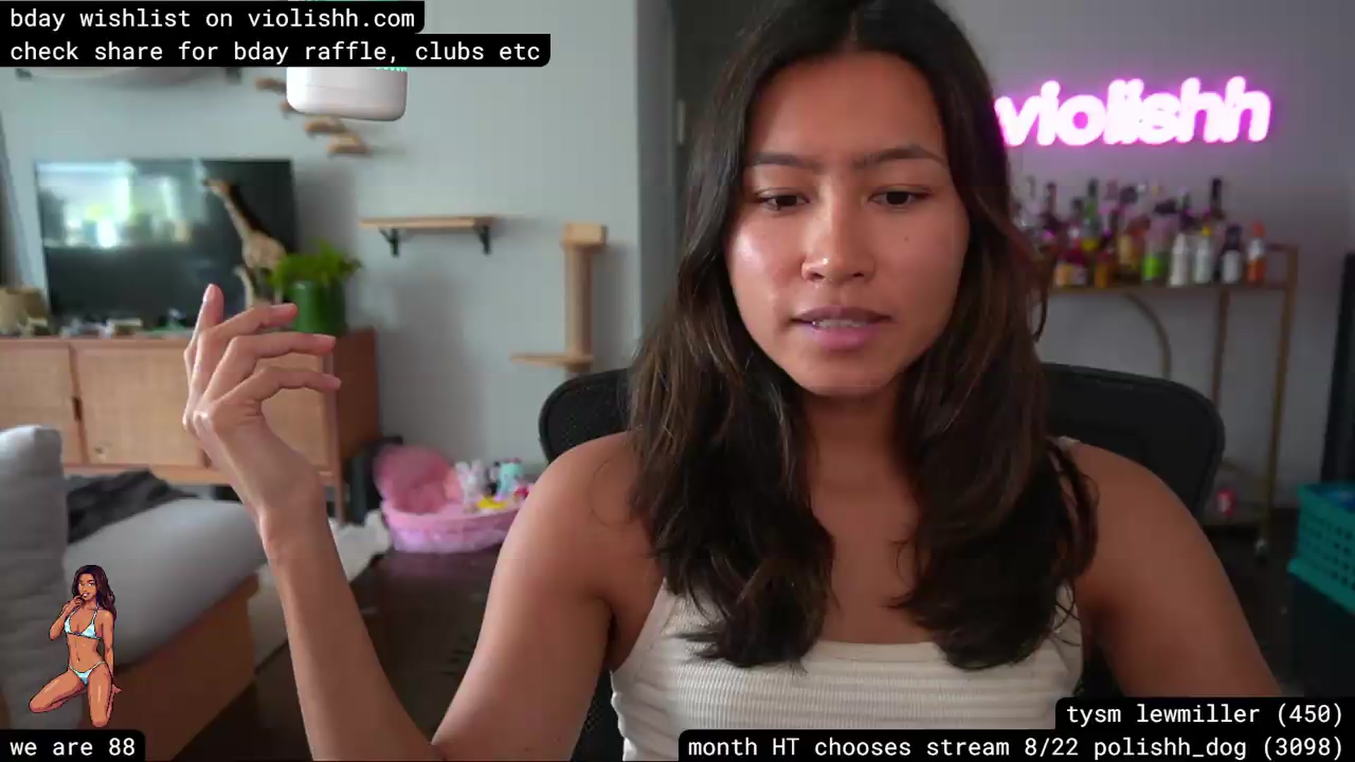 Gallery image thumbnail from violishh's myfreecams stream on, 08/08/2026, 19:44 image 6 of 20