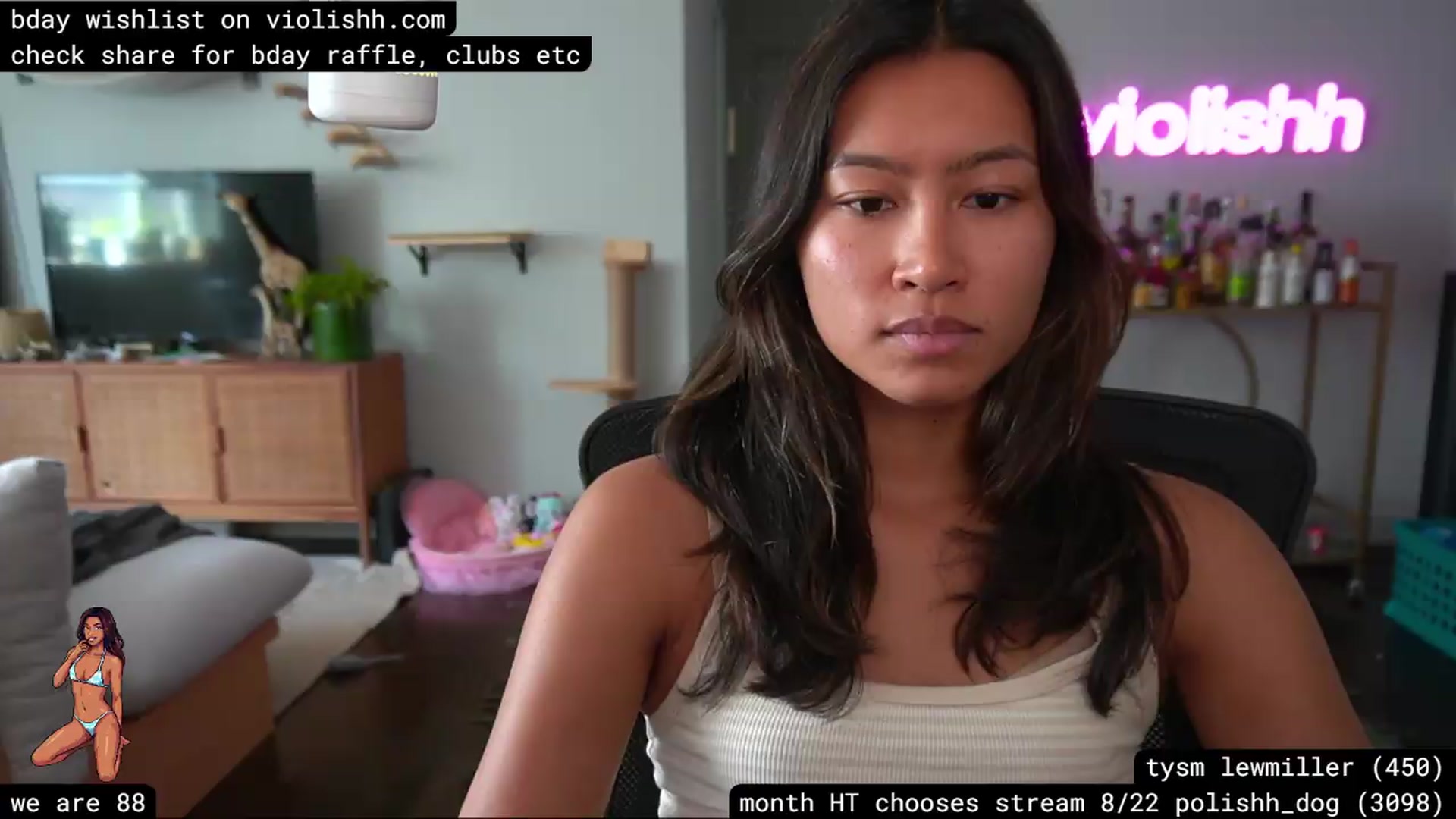 Gallery image thumbnail from violishh's myfreecams stream on, 08/08/2026, 19:44 image 3 of 20