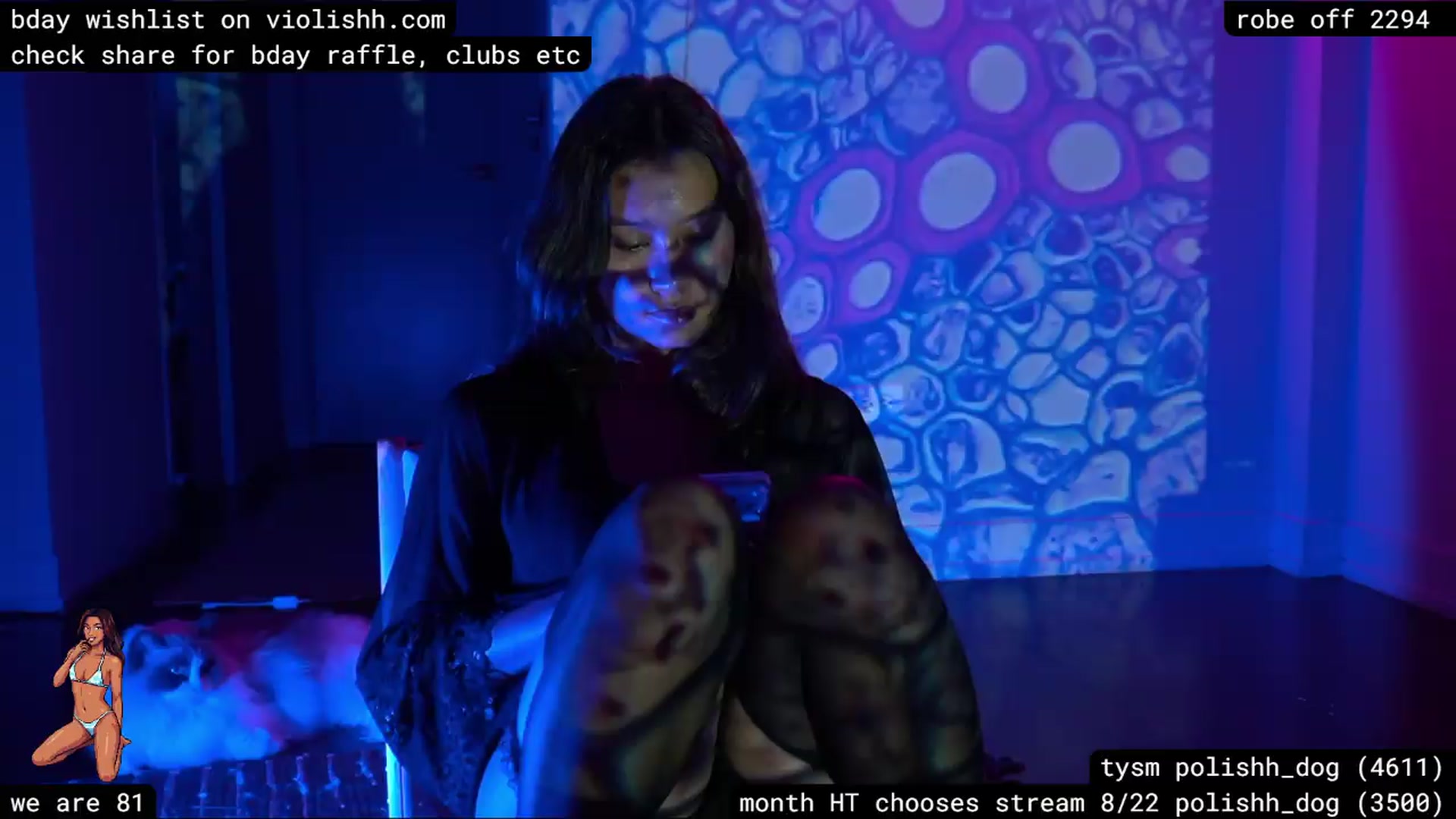 Gallery image thumbnail from violishh's myfreecams stream on, 08/09/2026, 03:56 image 19 of 20