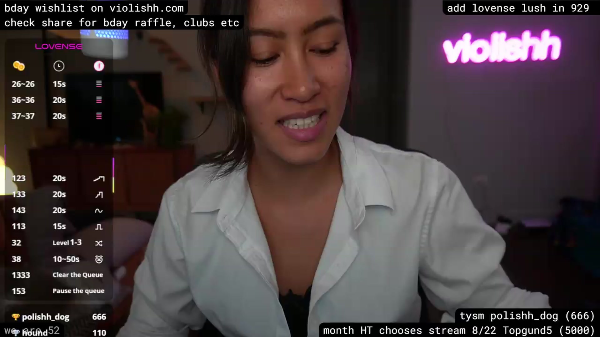 Gallery image thumbnail from violishh's myfreecams stream on, 08/11/2026, 01:59 image 3 of 20