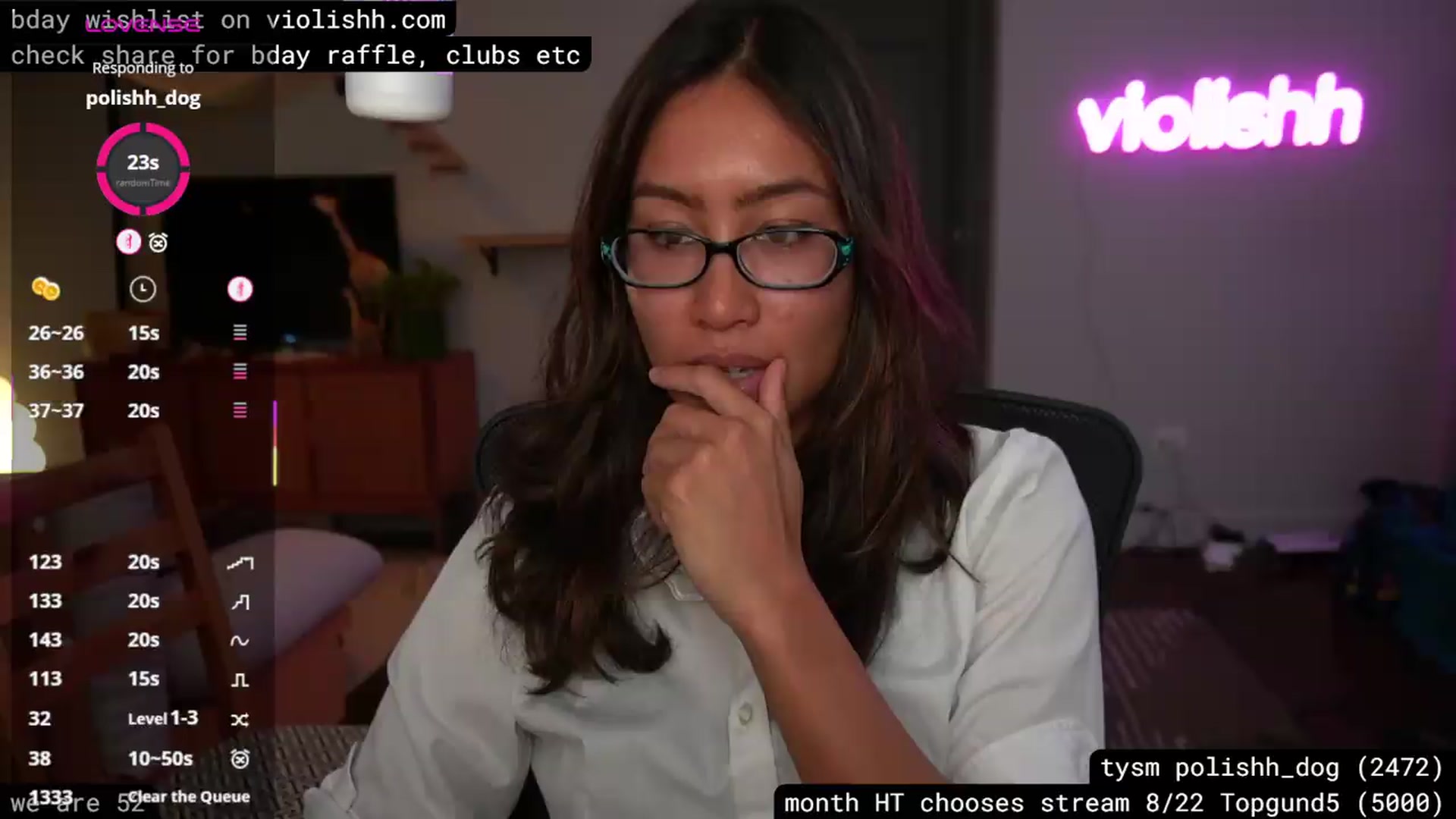 Gallery image thumbnail from violishh's myfreecams stream on, 08/11/2026, 01:59 image 13 of 20