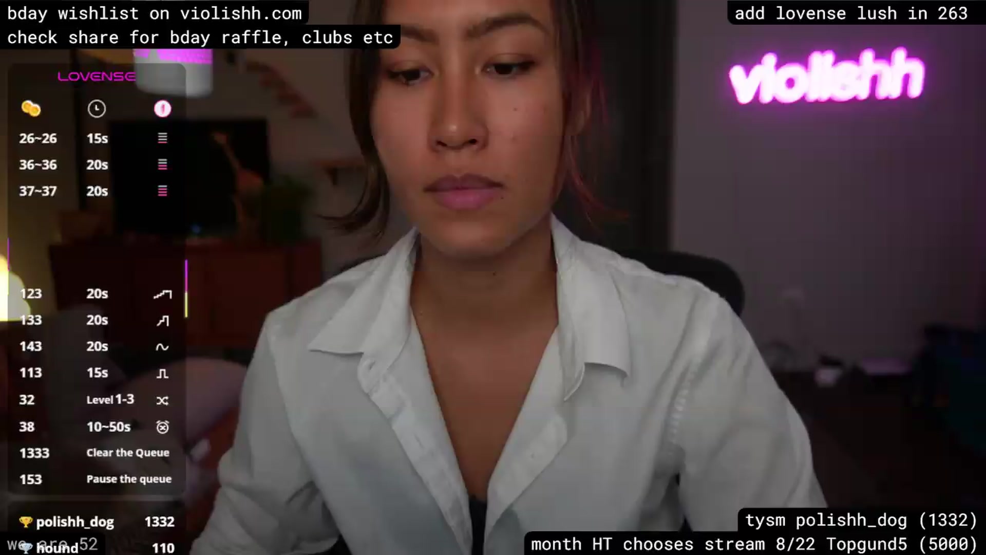 Gallery image thumbnail from violishh's myfreecams stream on, 08/11/2026, 01:59 image 6 of 20