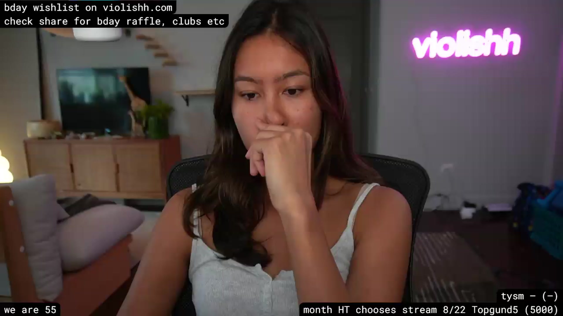 Gallery image thumbnail from violishh's myfreecams stream on, 08/11/2026, 18:51 image 6 of 20