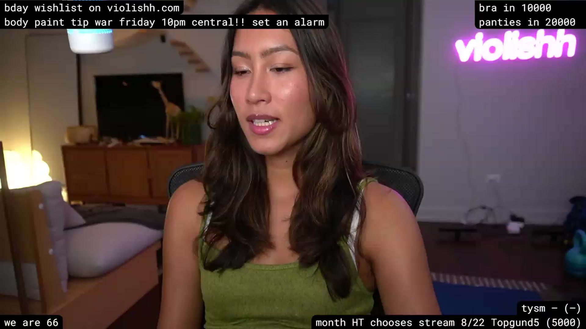 Gallery image thumbnail from violishh's myfreecams stream on, 08/13/2026, 04:12 image 4 of 20