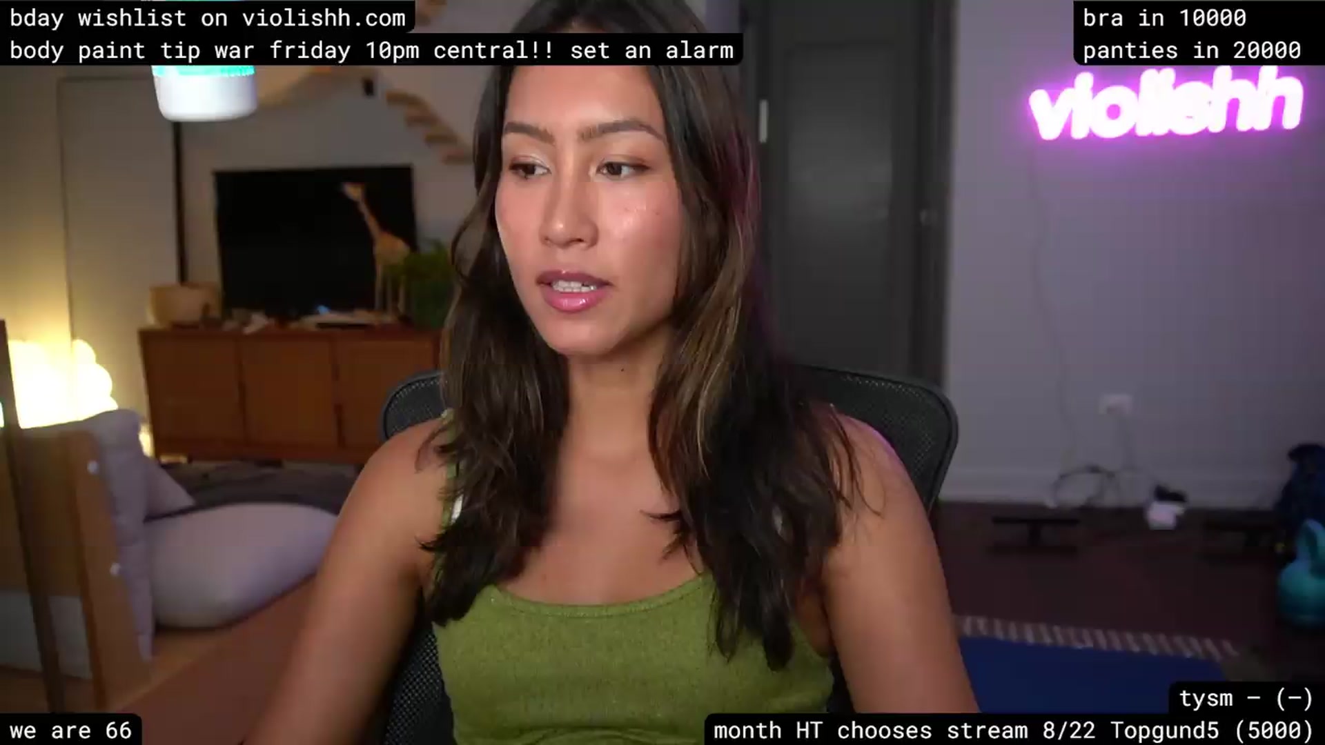 Gallery image thumbnail from violishh's myfreecams stream on, 08/13/2026, 04:12 image 5 of 20