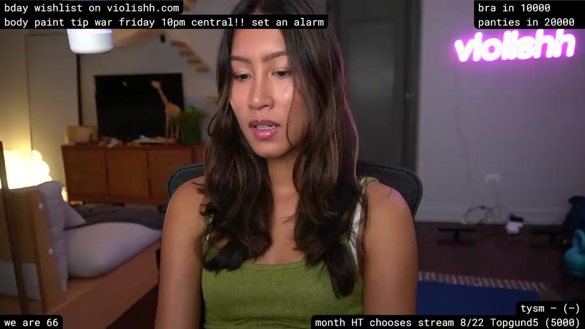 Gallery image thumbnail from violishh's myfreecams stream on, 08/13/2026, 04:12 image 3 of 20