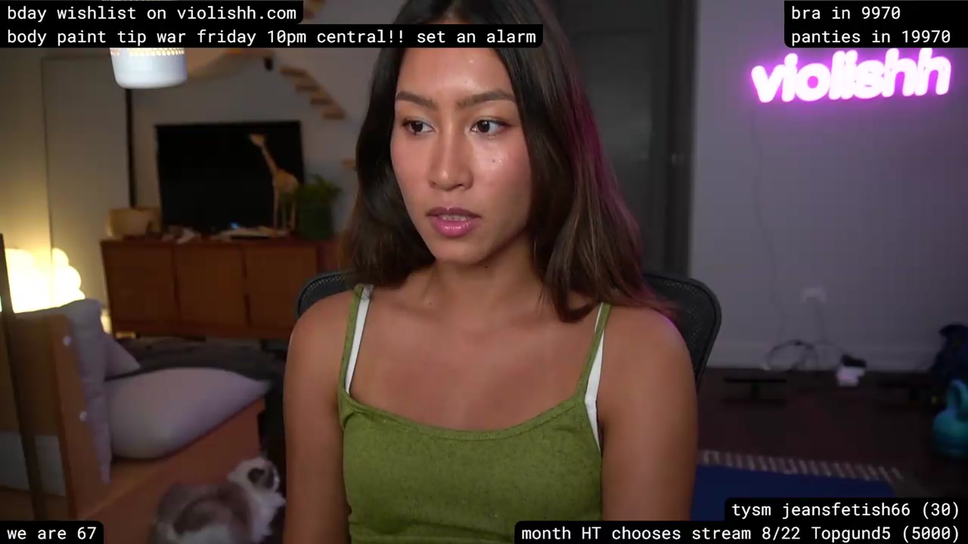 Gallery image thumbnail from violishh's myfreecams stream on, 08/13/2026, 04:28 image 14 of 20