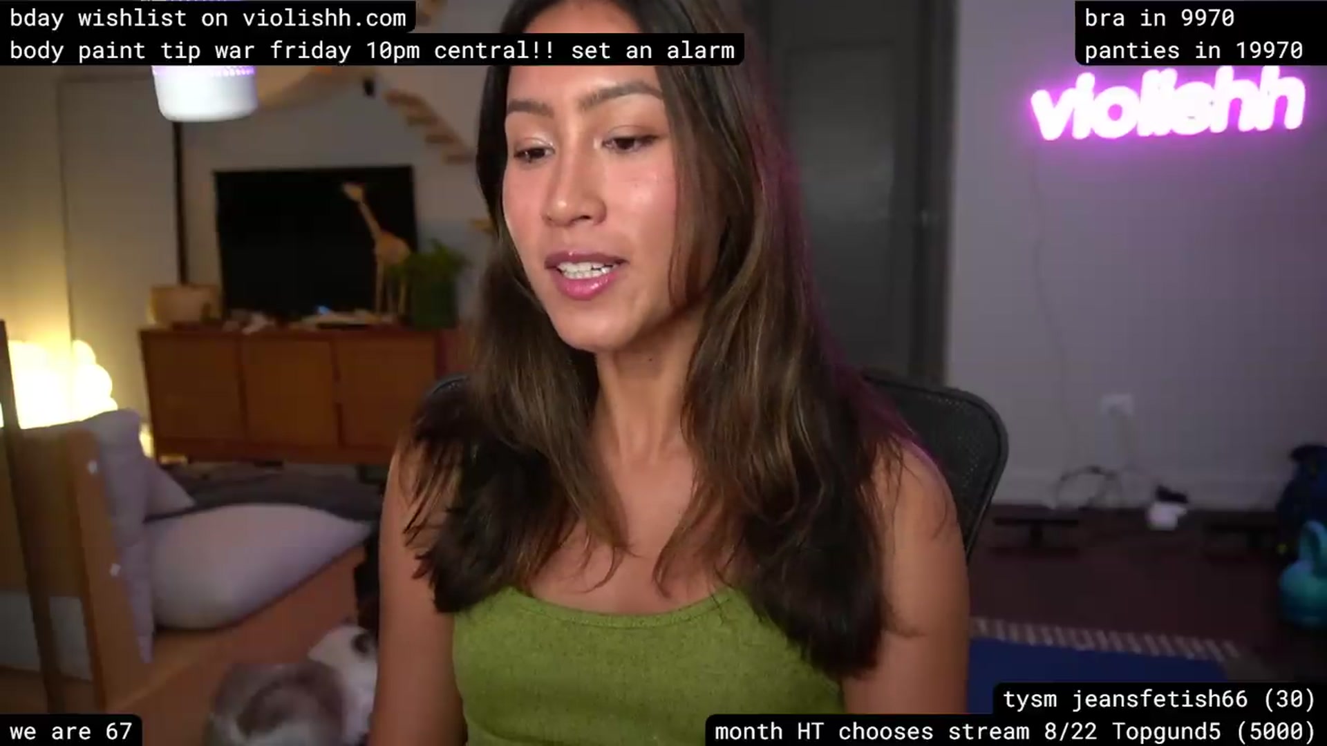 Gallery image thumbnail from violishh's myfreecams stream on, 08/13/2026, 04:28 image 11 of 20