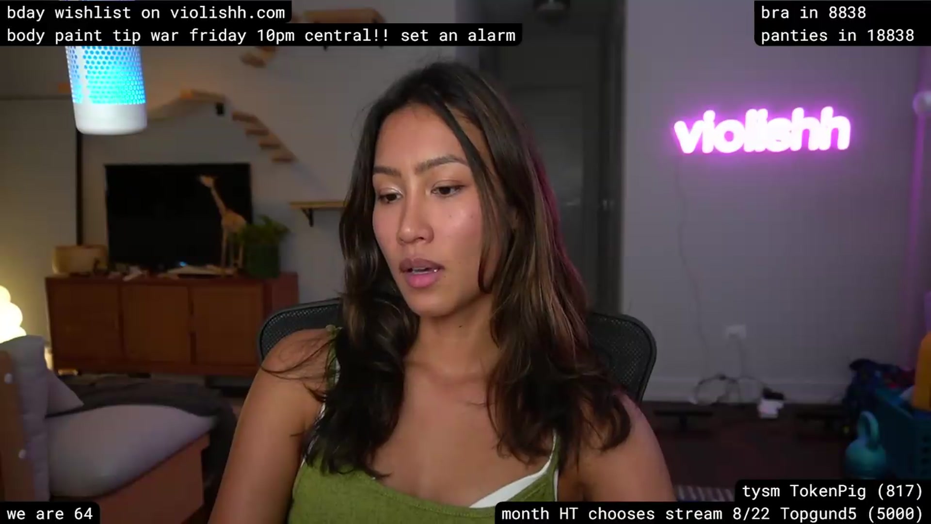 Gallery image thumbnail from violishh's myfreecams stream on, 08/13/2026, 07:26 image 18 of 20