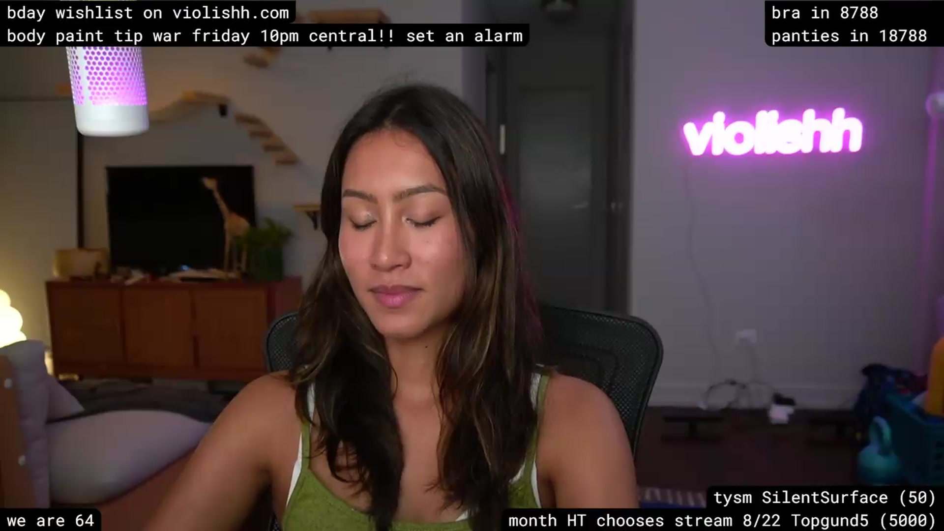 Gallery image thumbnail from violishh's myfreecams stream on, 08/13/2026, 07:26 image 20 of 20