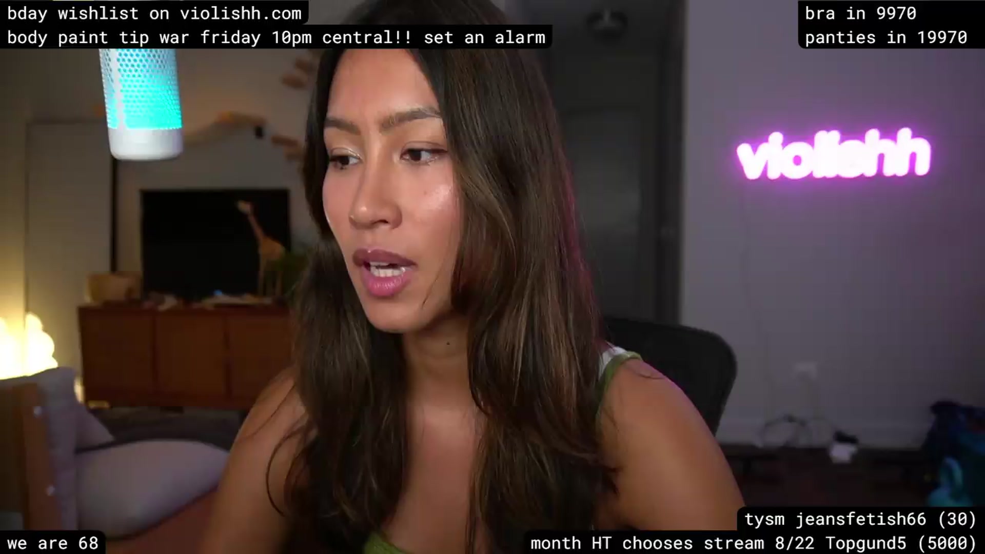 Gallery image thumbnail from violishh's myfreecams stream on, 08/13/2026, 07:26 image 4 of 20