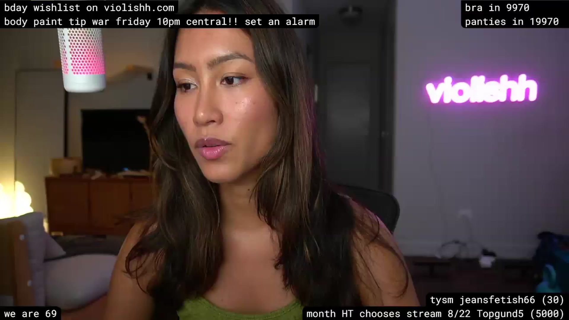 Gallery image thumbnail from violishh's myfreecams stream on, 08/13/2026, 07:26 image 5 of 20