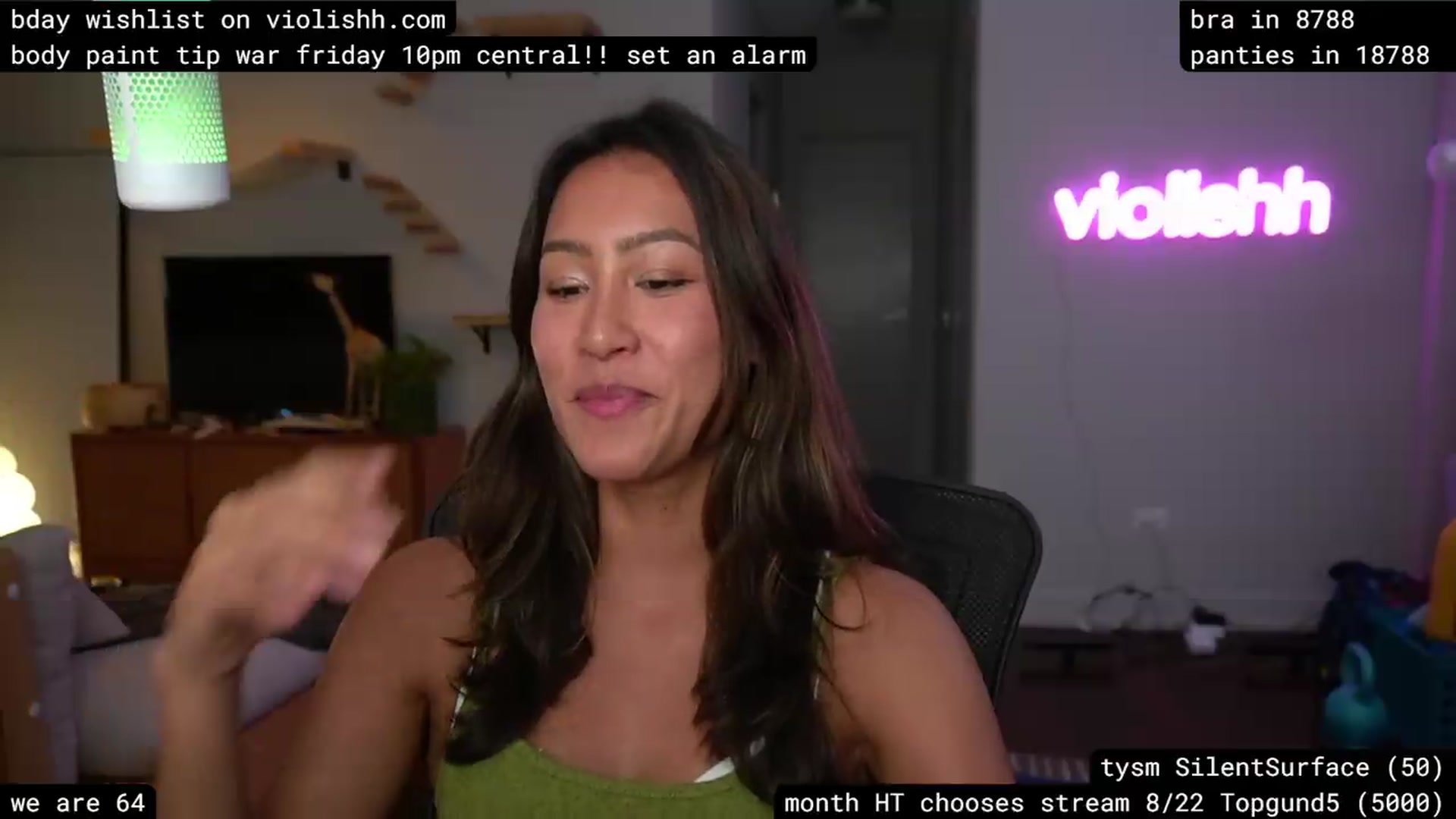 Gallery image thumbnail from violishh's myfreecams stream on, 08/13/2026, 07:26 image 19 of 20