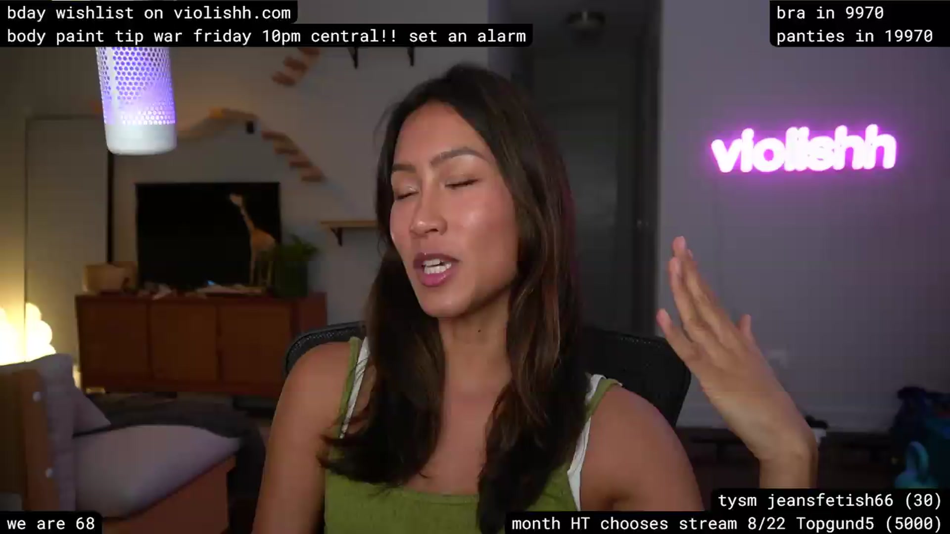 Gallery image thumbnail from violishh's myfreecams stream on, 08/13/2026, 07:26 image 3 of 20