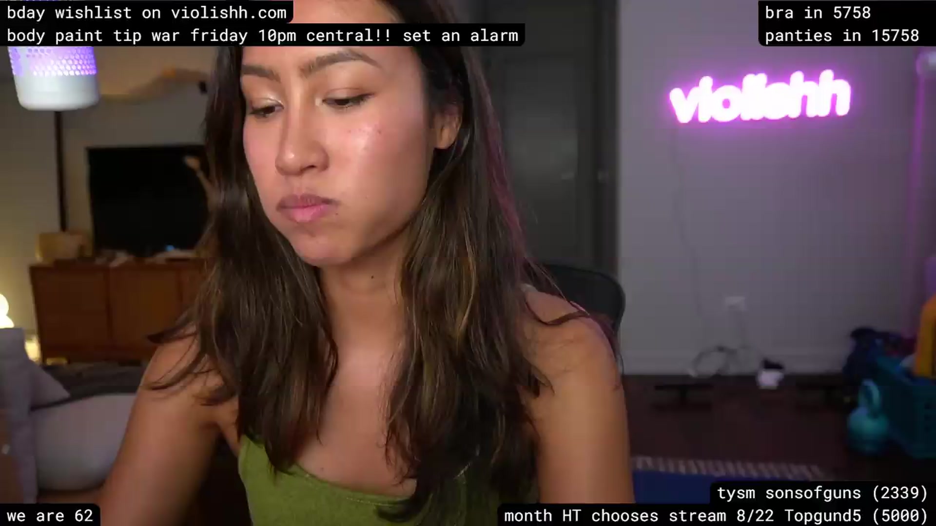 Gallery image thumbnail from violishh's myfreecams stream on, 08/13/2026, 09:04 image 13 of 20