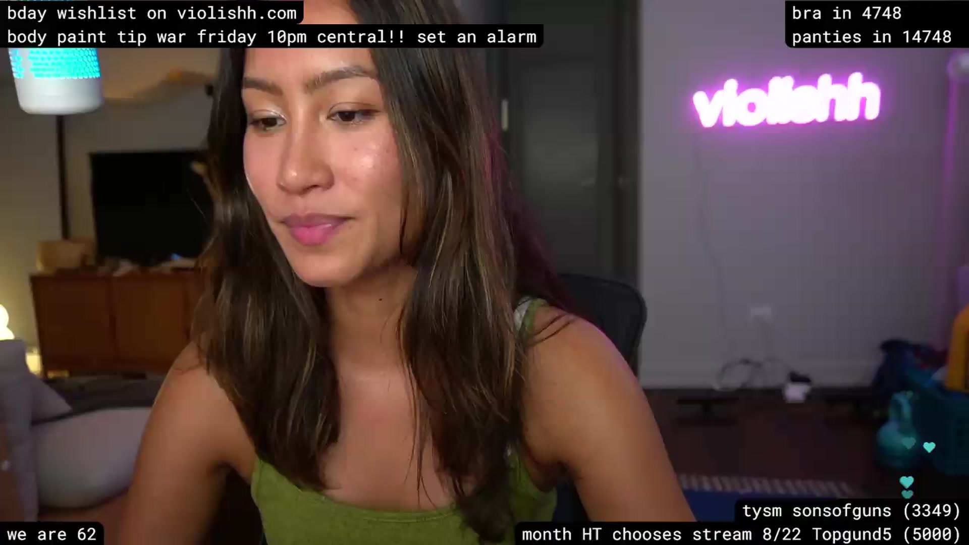 Gallery image thumbnail from violishh's myfreecams stream on, 08/13/2026, 09:04 image 14 of 20