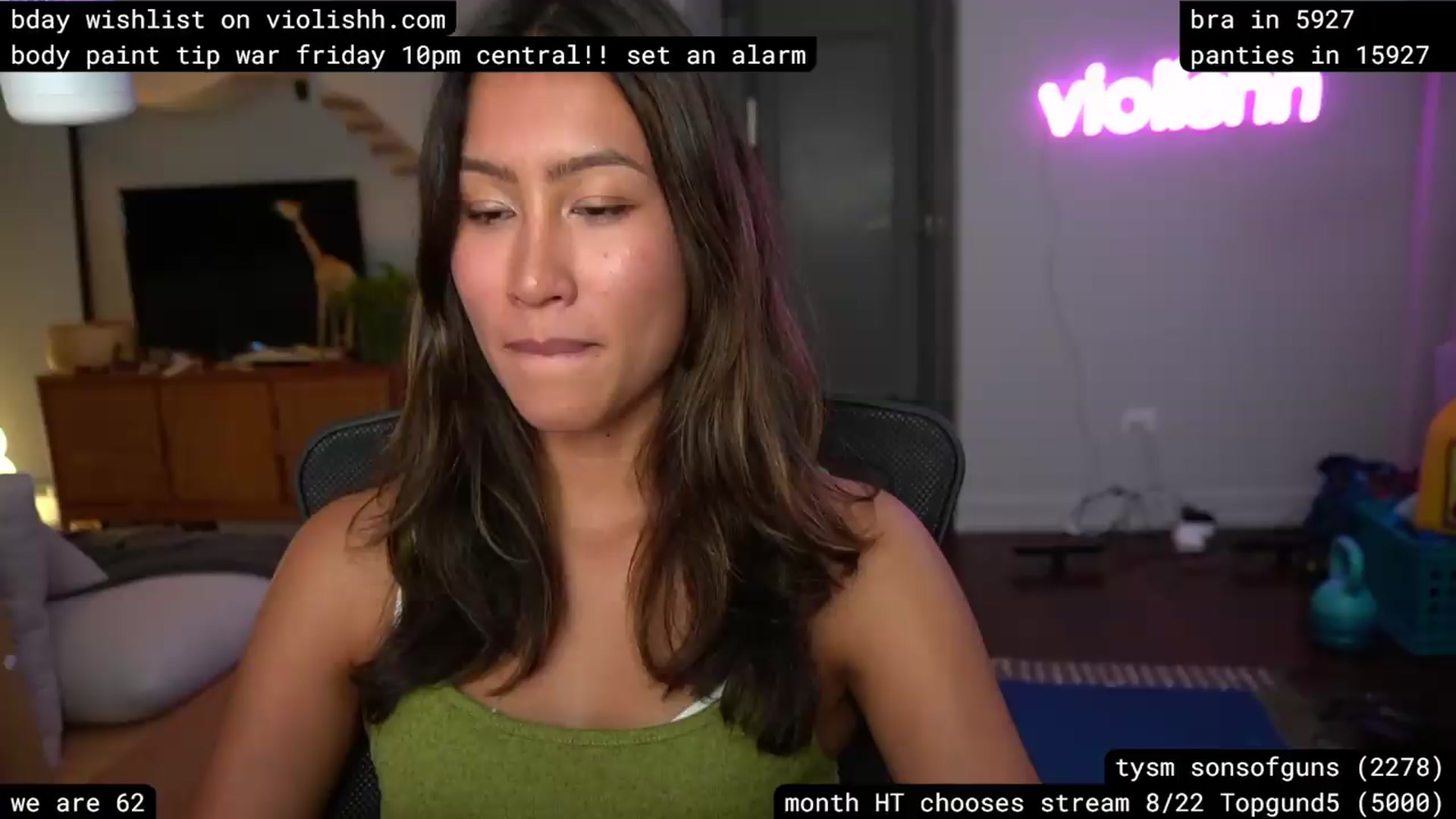 Gallery image thumbnail from violishh's myfreecams stream on, 08/13/2026, 09:04 image 10 of 20