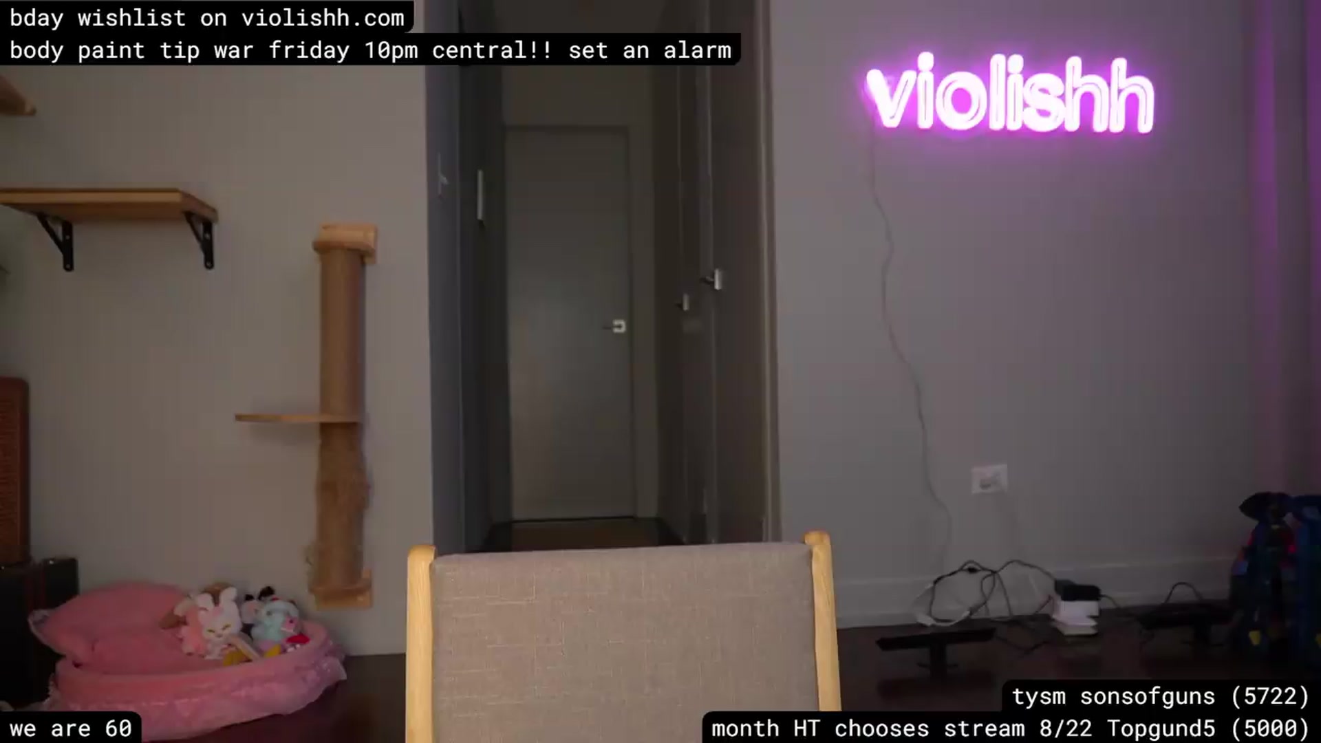 Gallery image thumbnail from violishh's myfreecams stream on, 08/14/2026, 01:55 image 7 of 20