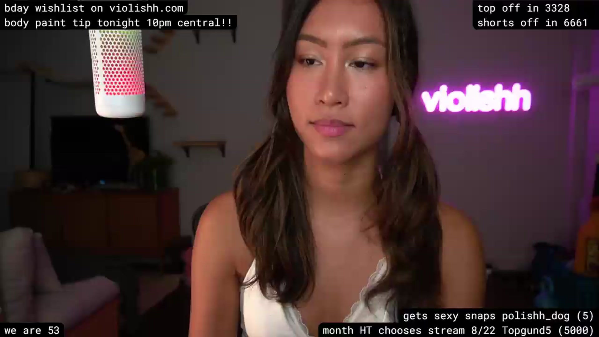 Gallery image thumbnail from violishh's myfreecams stream on, 08/15/2026, 03:28 image 16 of 20