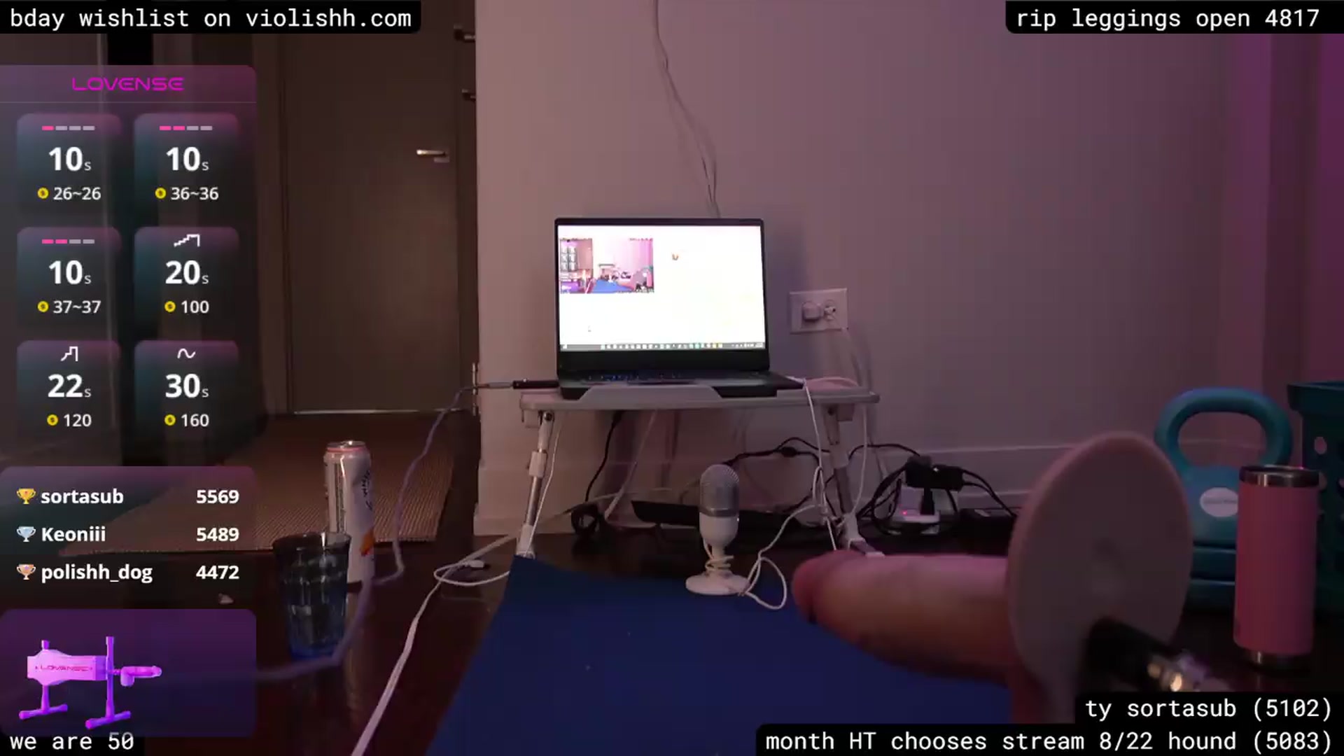 Gallery image thumbnail from violishh's myfreecams stream on, 08/16/2026, 03:17 image 9 of 20