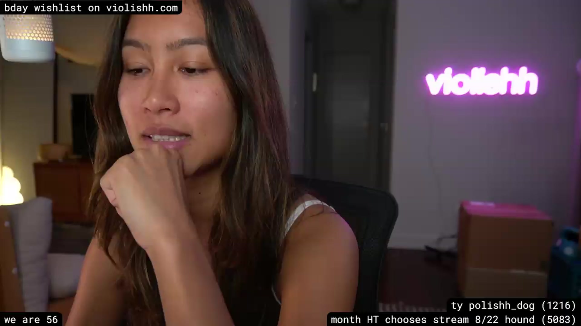 Gallery image thumbnail from violishh's myfreecams stream on, 08/17/2026, 05:03 image 12 of 20