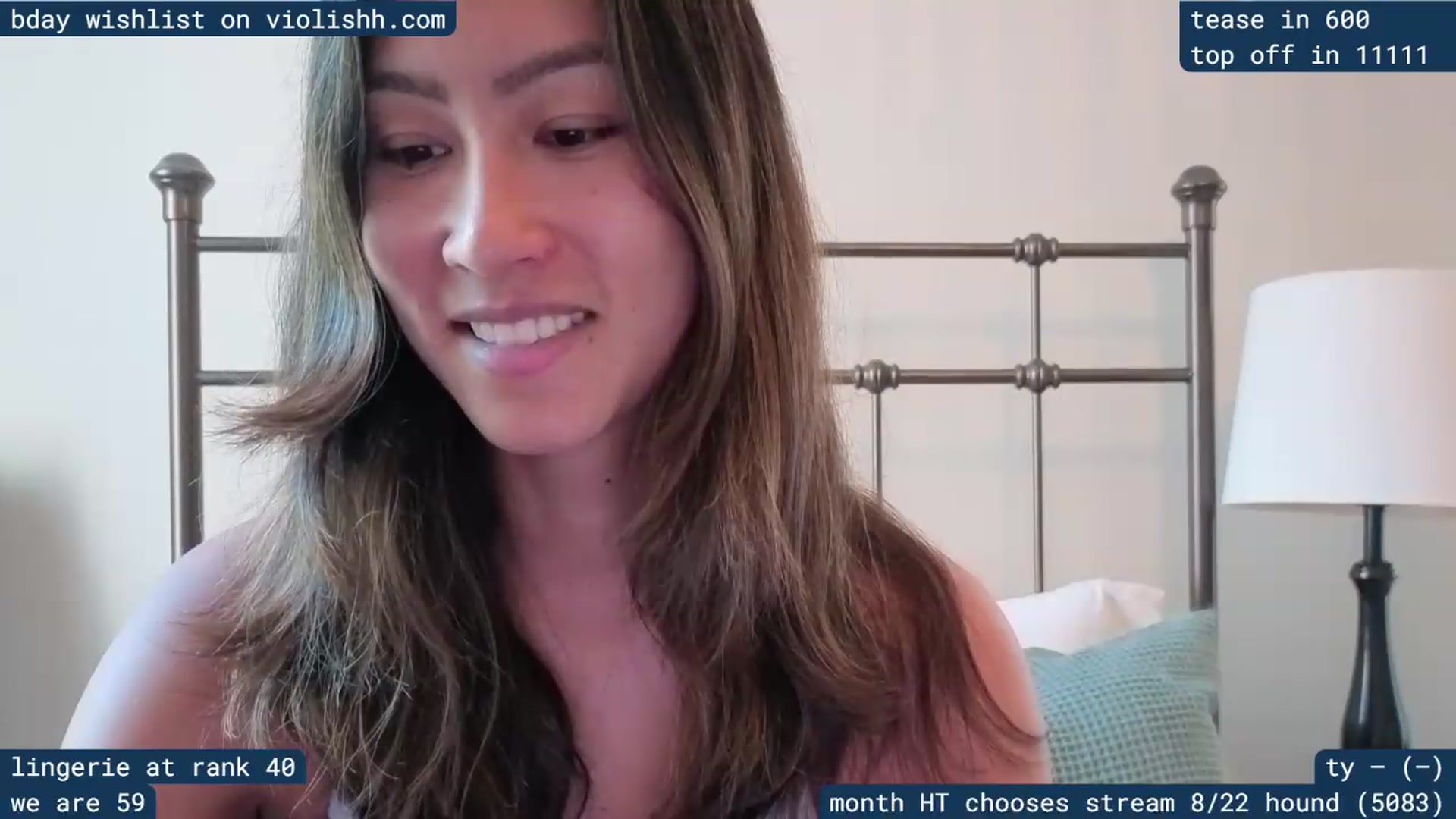 Gallery image thumbnail from violishh's myfreecams stream on, 08/19/2026, 20:04 image 10 of 20