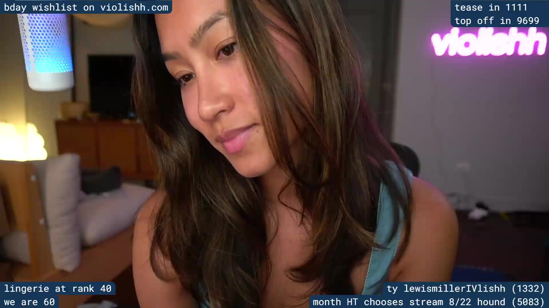 Gallery image thumbnail from violishh's myfreecams stream on, 08/20/2026, 05:49 image 19 of 20