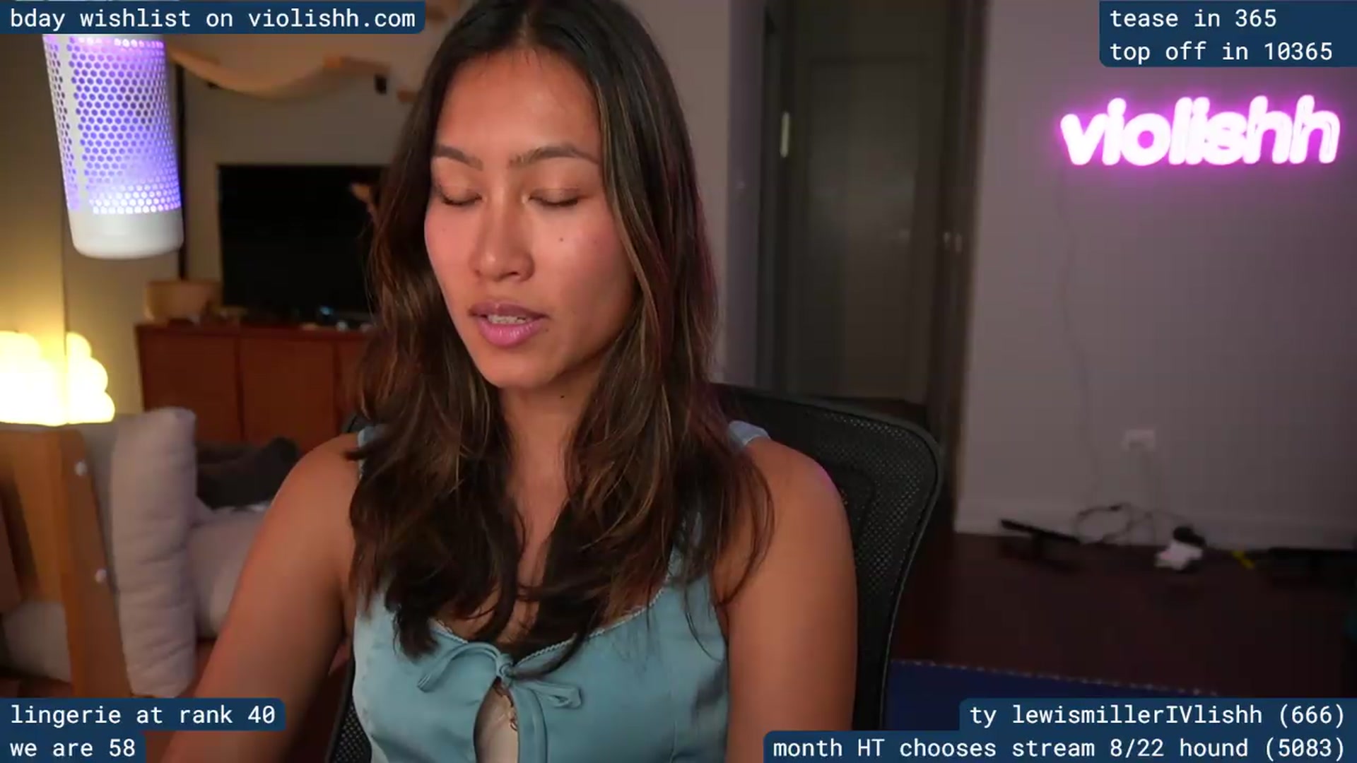 Gallery image thumbnail from violishh's myfreecams stream on, 08/20/2026, 05:49 image 8 of 20