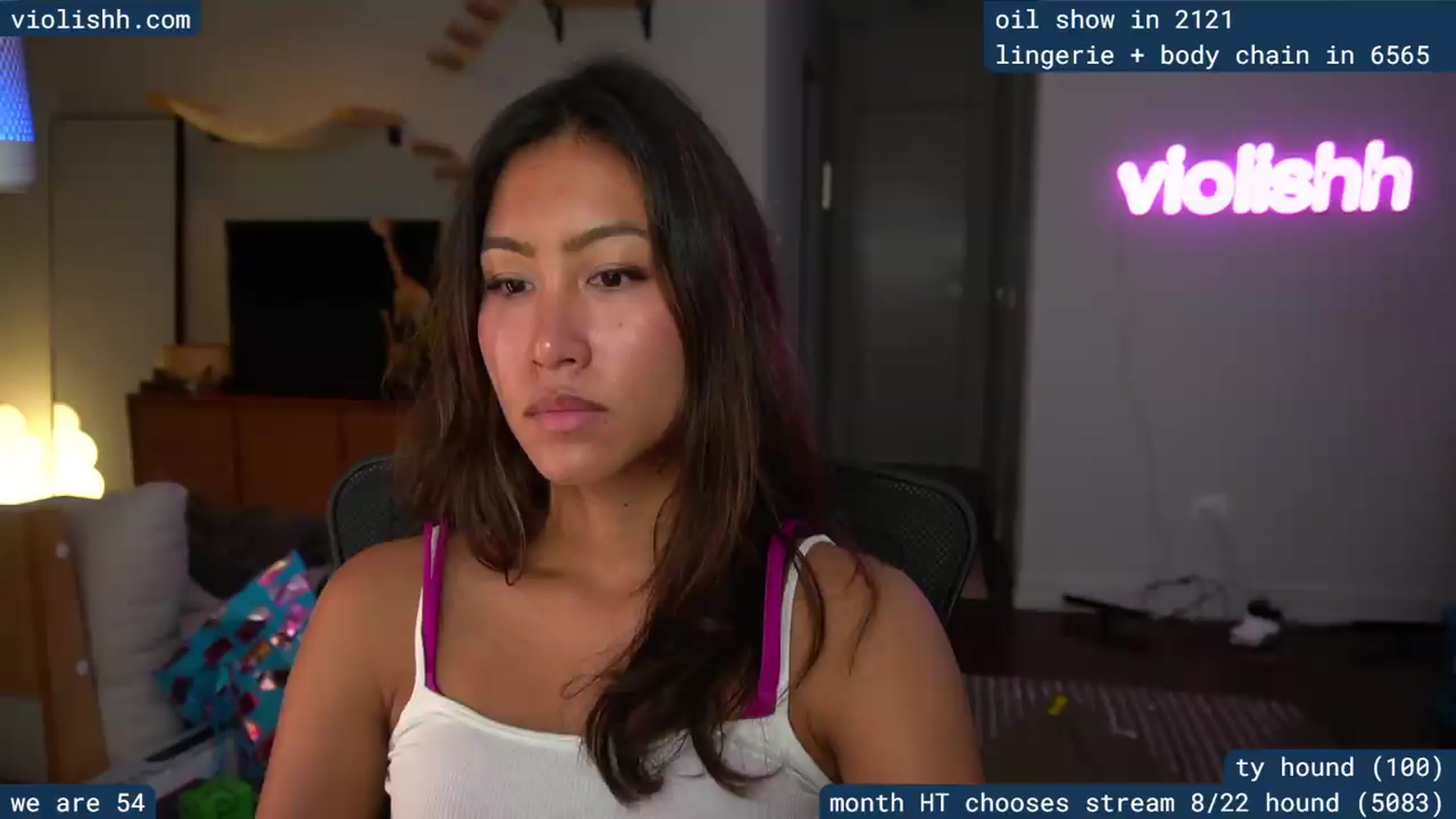Gallery image thumbnail from violishh's myfreecams stream on, 08/22/2026, 04:37 image 6 of 20