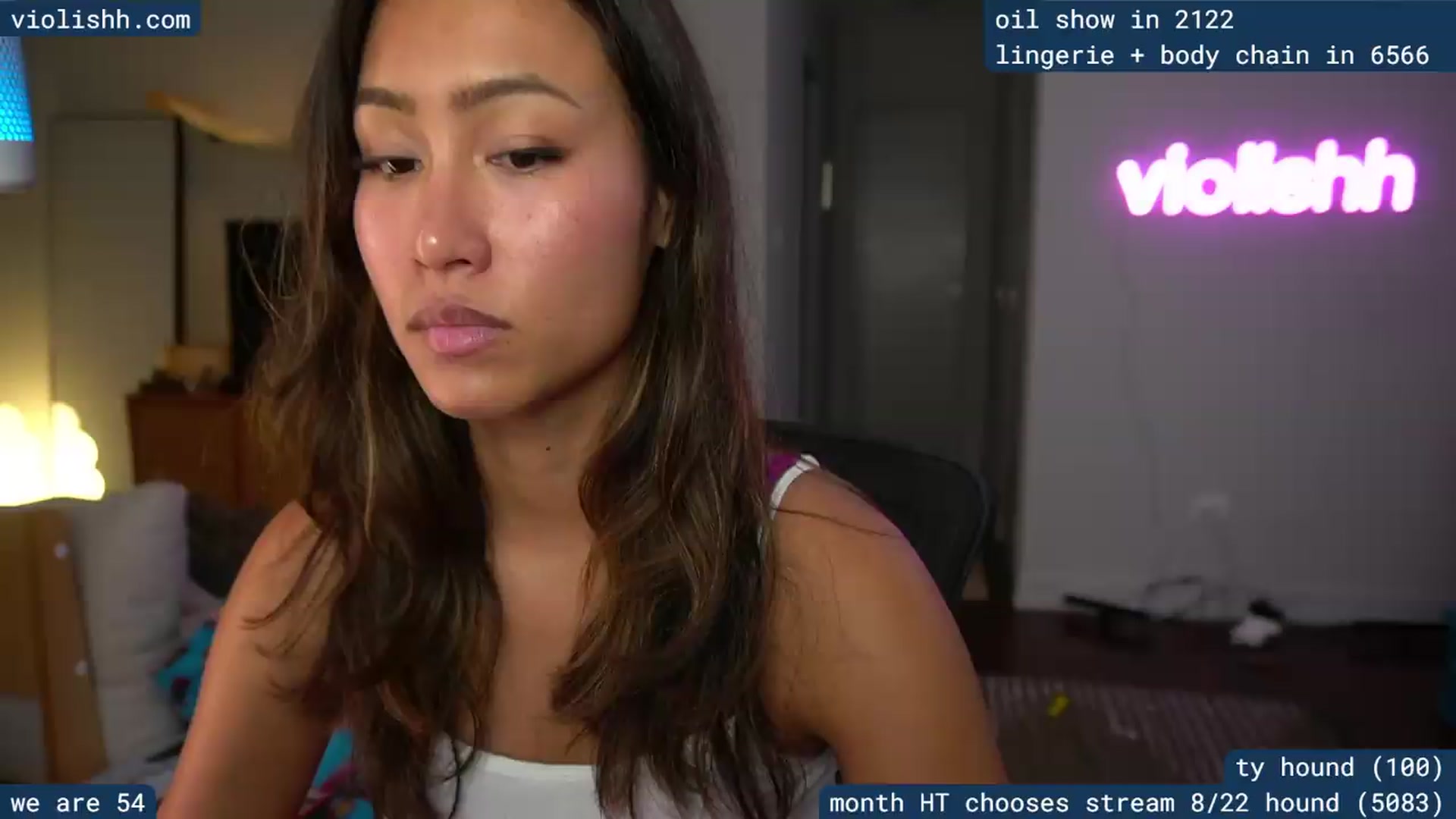 Gallery image thumbnail from violishh's myfreecams stream on, 08/22/2026, 04:37 image 4 of 20