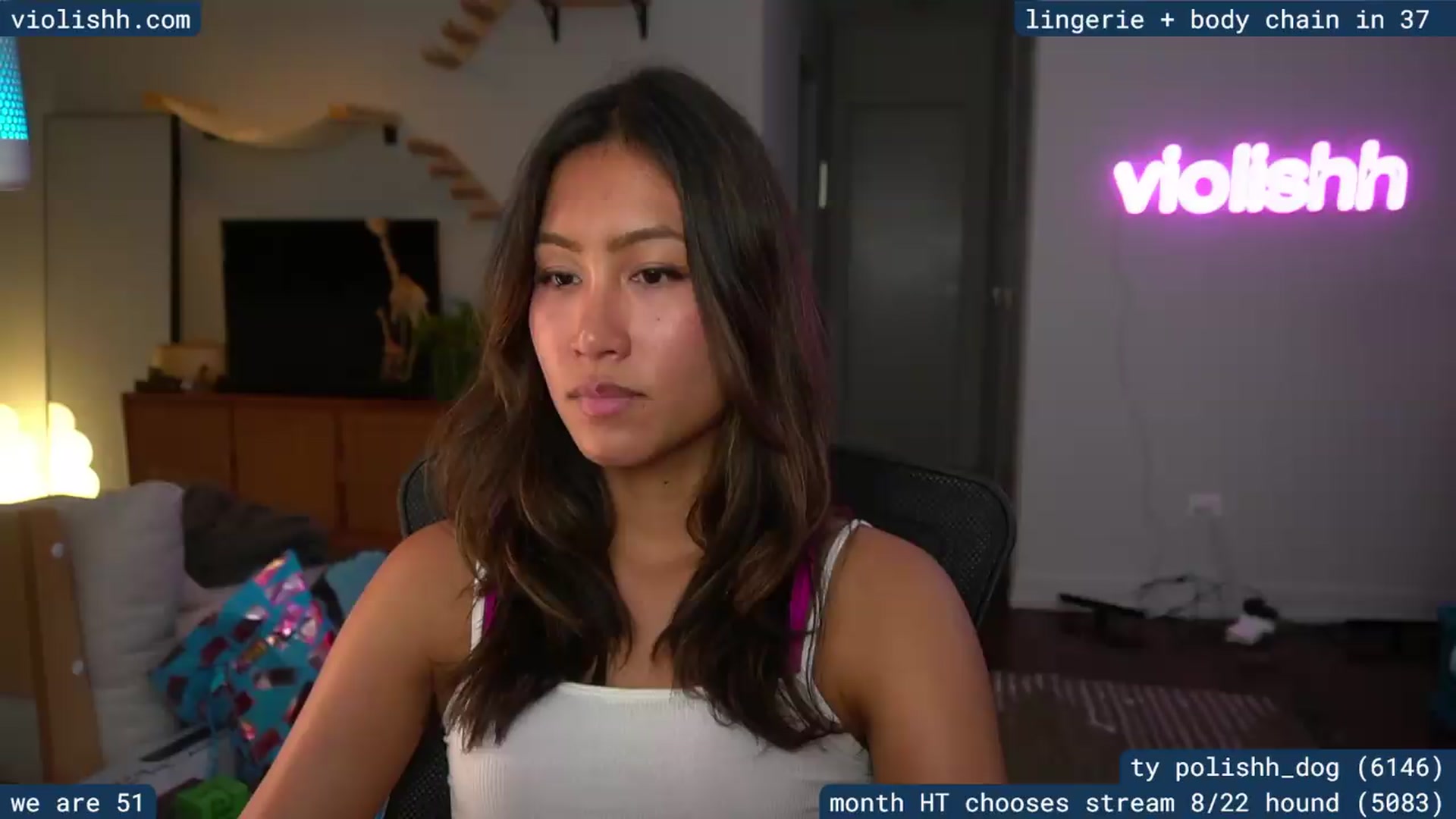 Gallery image thumbnail from violishh's myfreecams stream on, 08/22/2026, 04:37 image 16 of 20