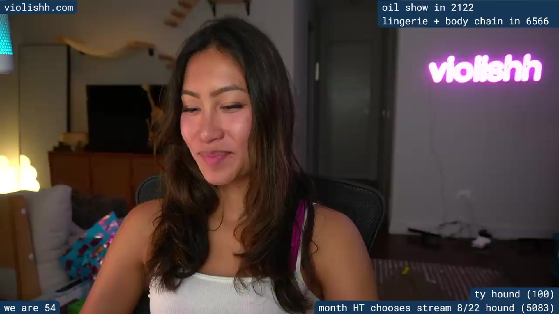 Gallery image thumbnail from violishh's myfreecams stream on, 08/22/2026, 04:37 image 2 of 20