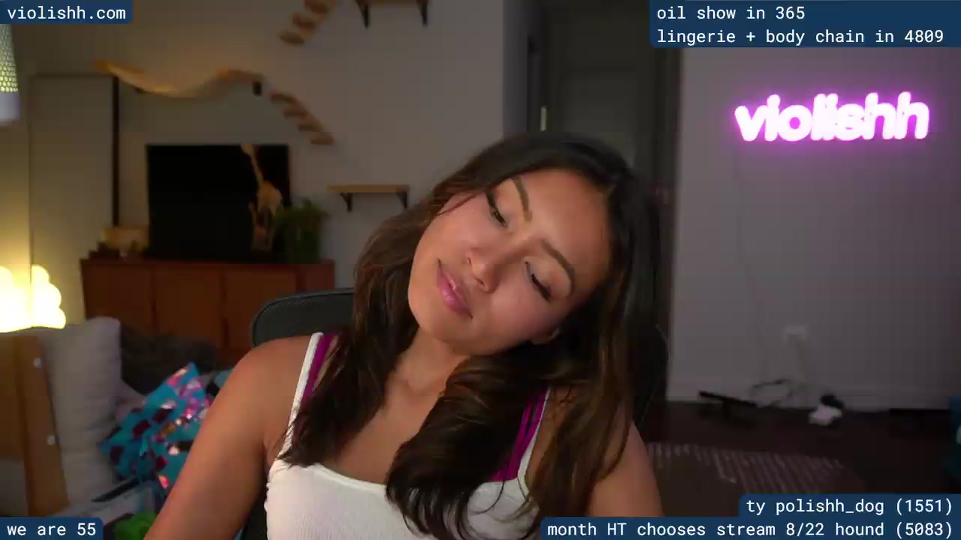 Gallery image thumbnail from violishh's myfreecams stream on, 08/22/2026, 04:37 image 12 of 20