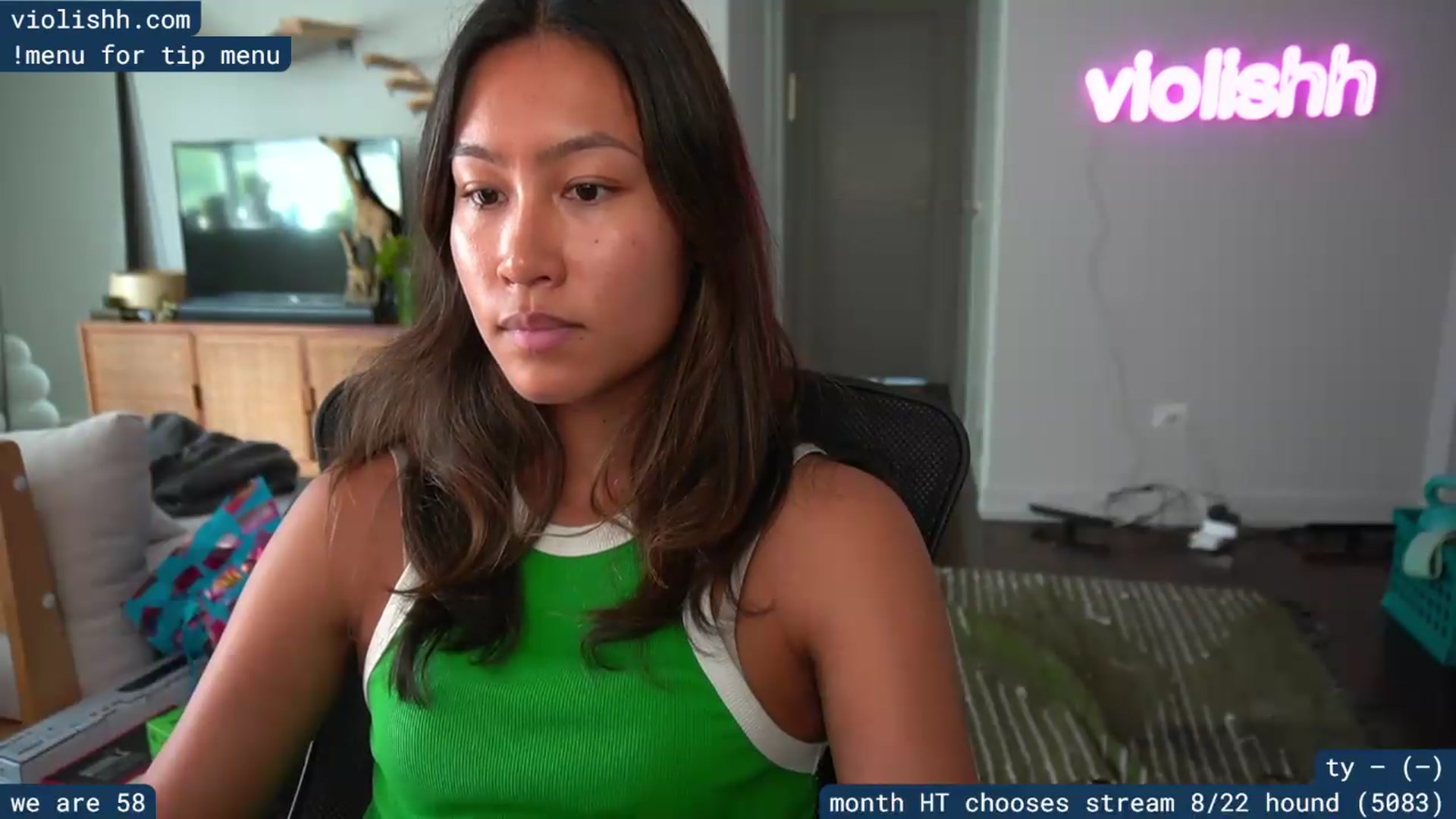 Gallery image thumbnail from violishh's myfreecams stream on, 08/22/2026, 21:21 image 8 of 20