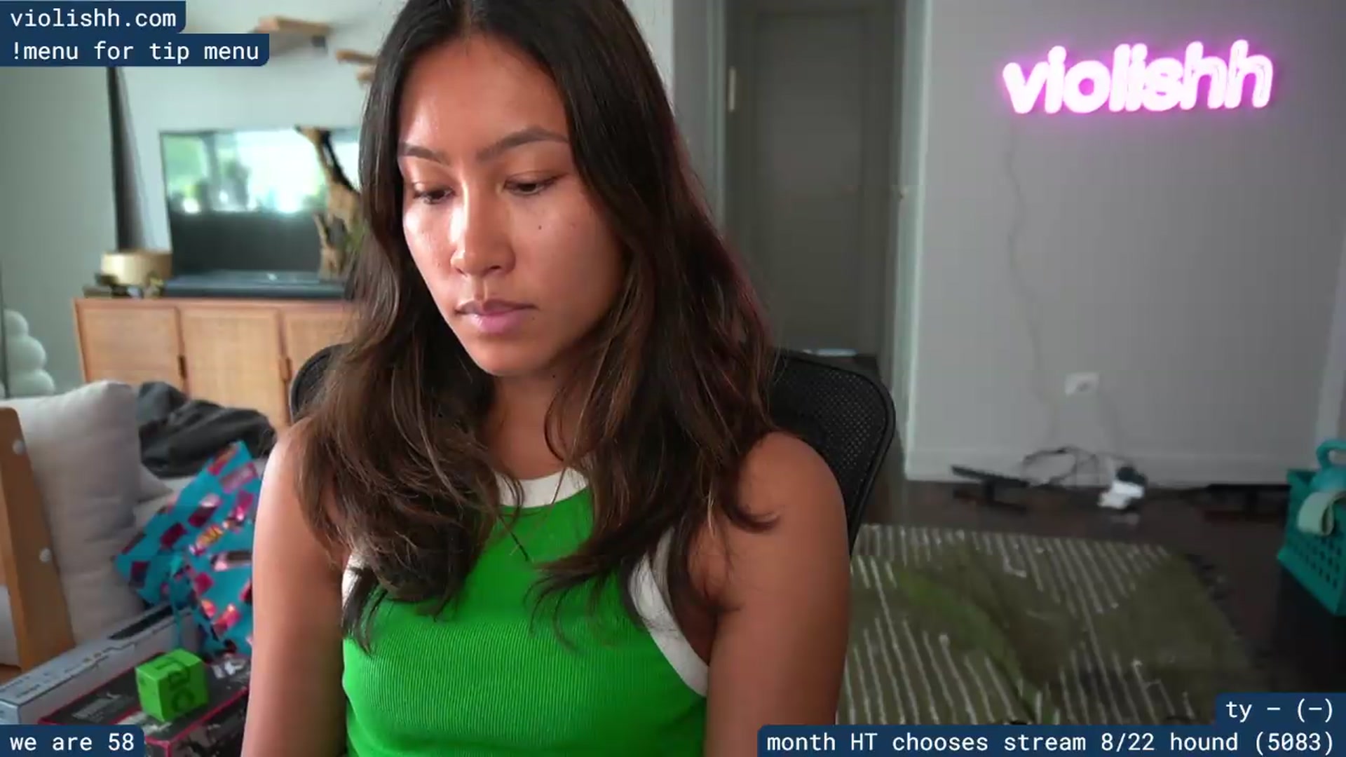 Gallery image thumbnail from violishh's myfreecams stream on, 08/22/2026, 21:21 image 5 of 20