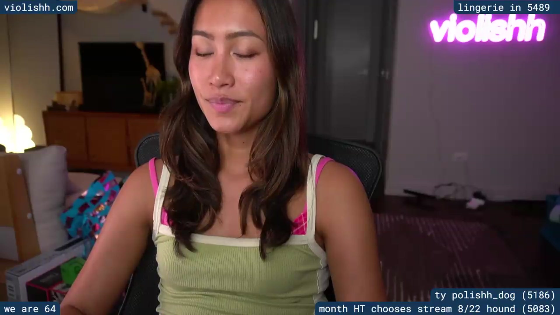 Gallery image thumbnail from violishh's myfreecams stream on, 08/24/2026, 07:10 image 19 of 20